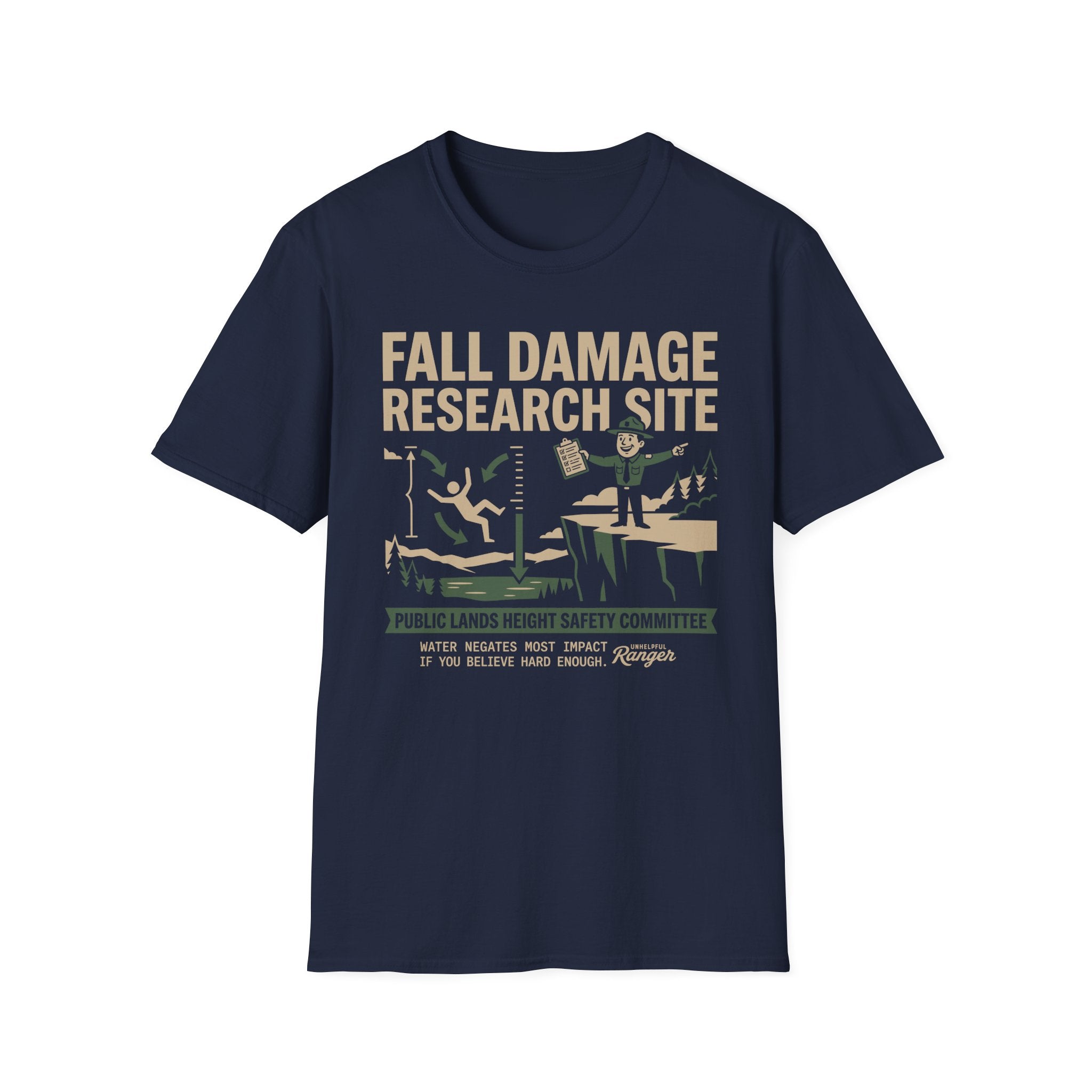 Fall Damage Research Site T-Shirt
