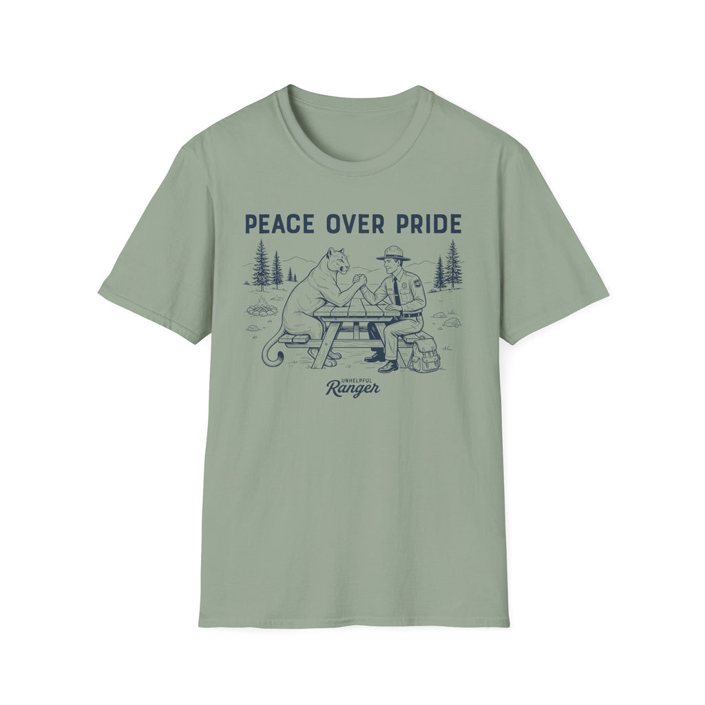 Mountain Lion Arm Wrestle T-Shirt