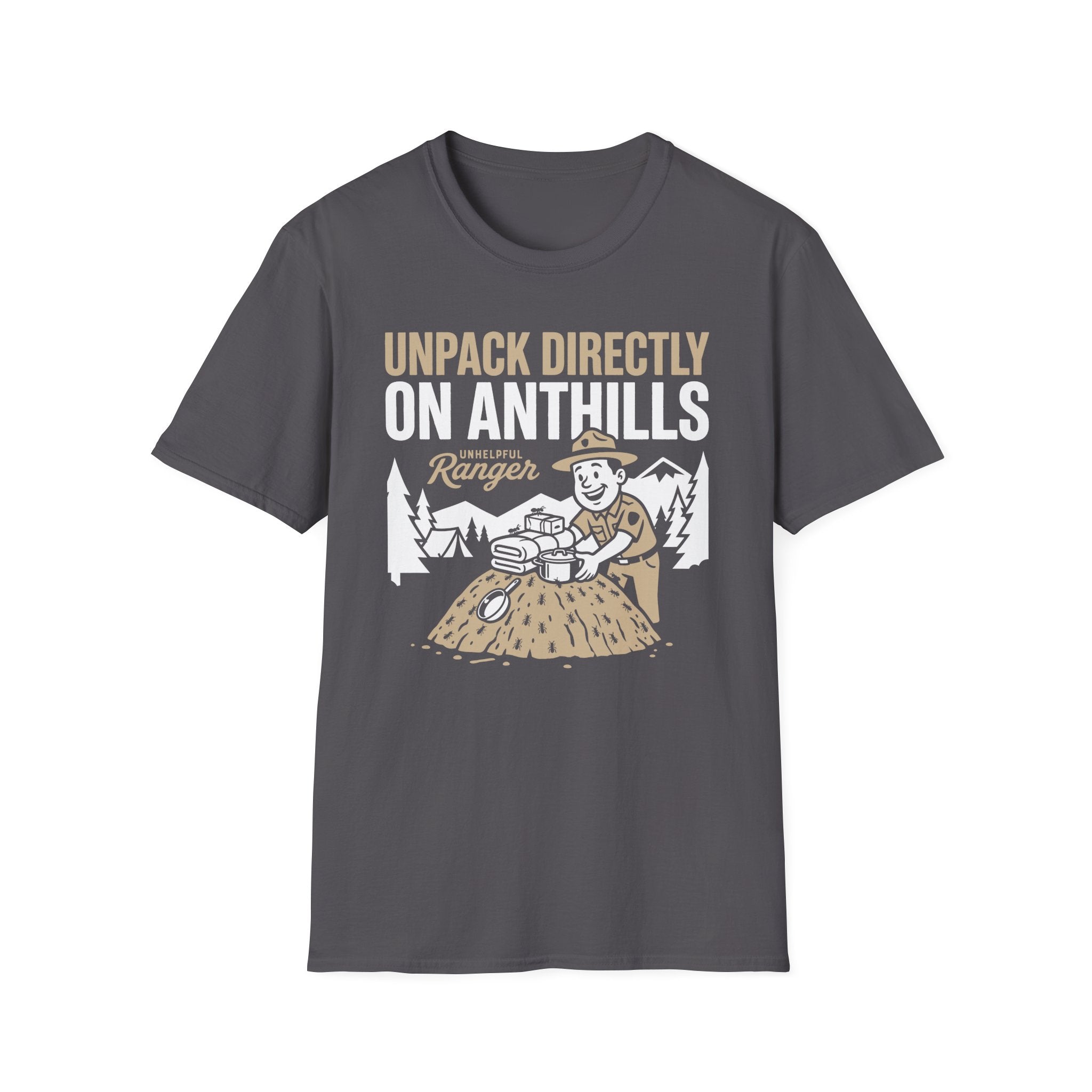 Unpack Directly on Ant Hills T-Shirt