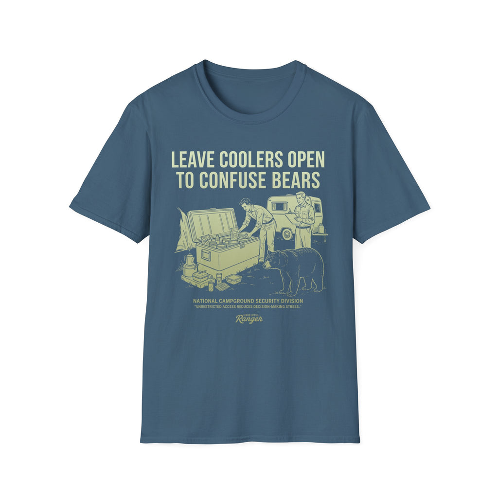 Leave Coolers Open to Confuse Bears T-Shirt