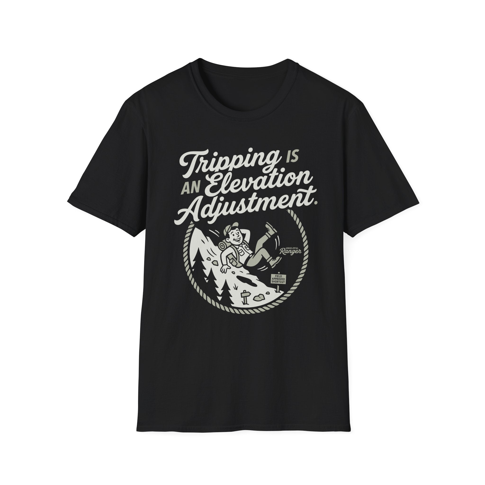 Tripping is an Elevation Adjustment T-Shirt