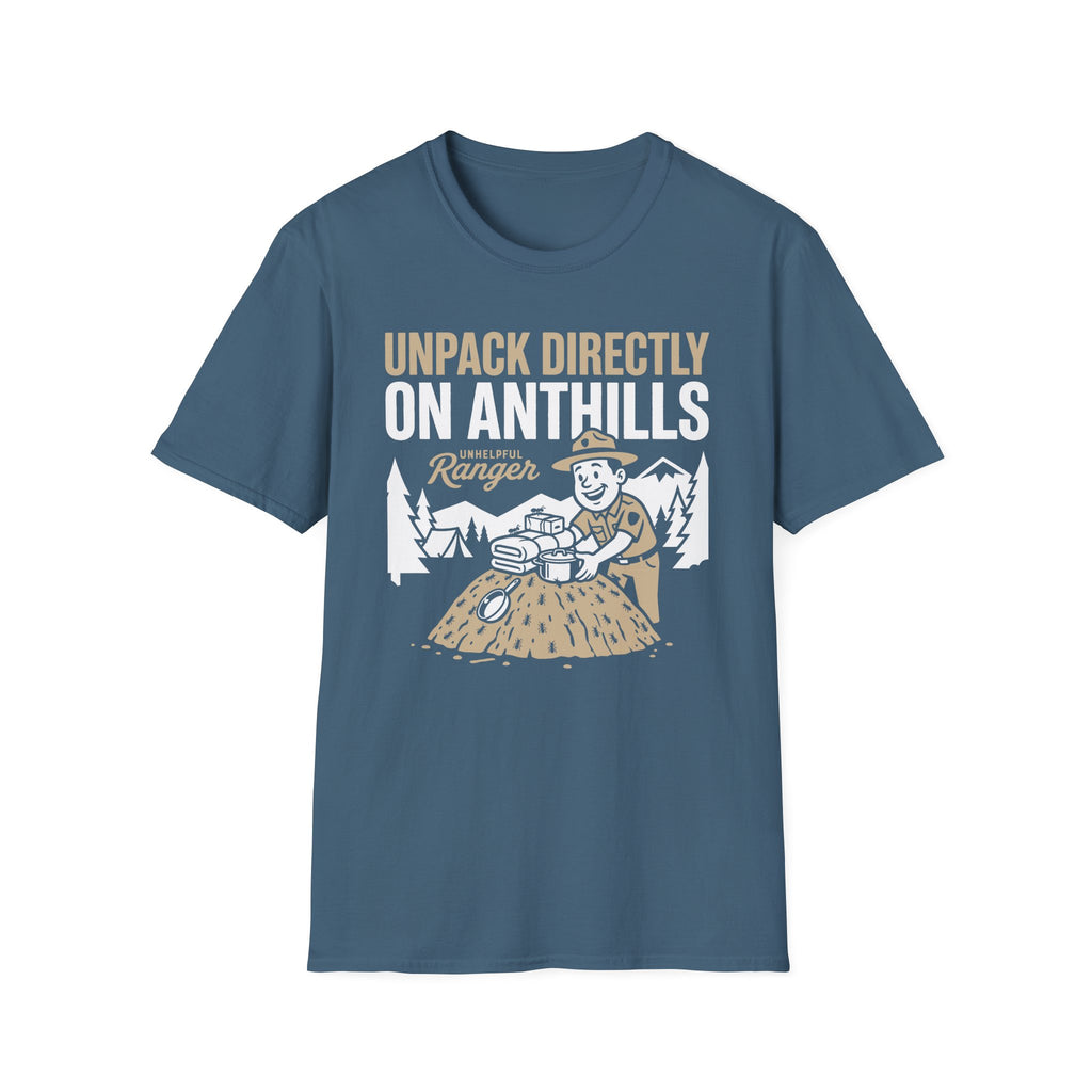 Unpack Directly on Ant Hills T-Shirt