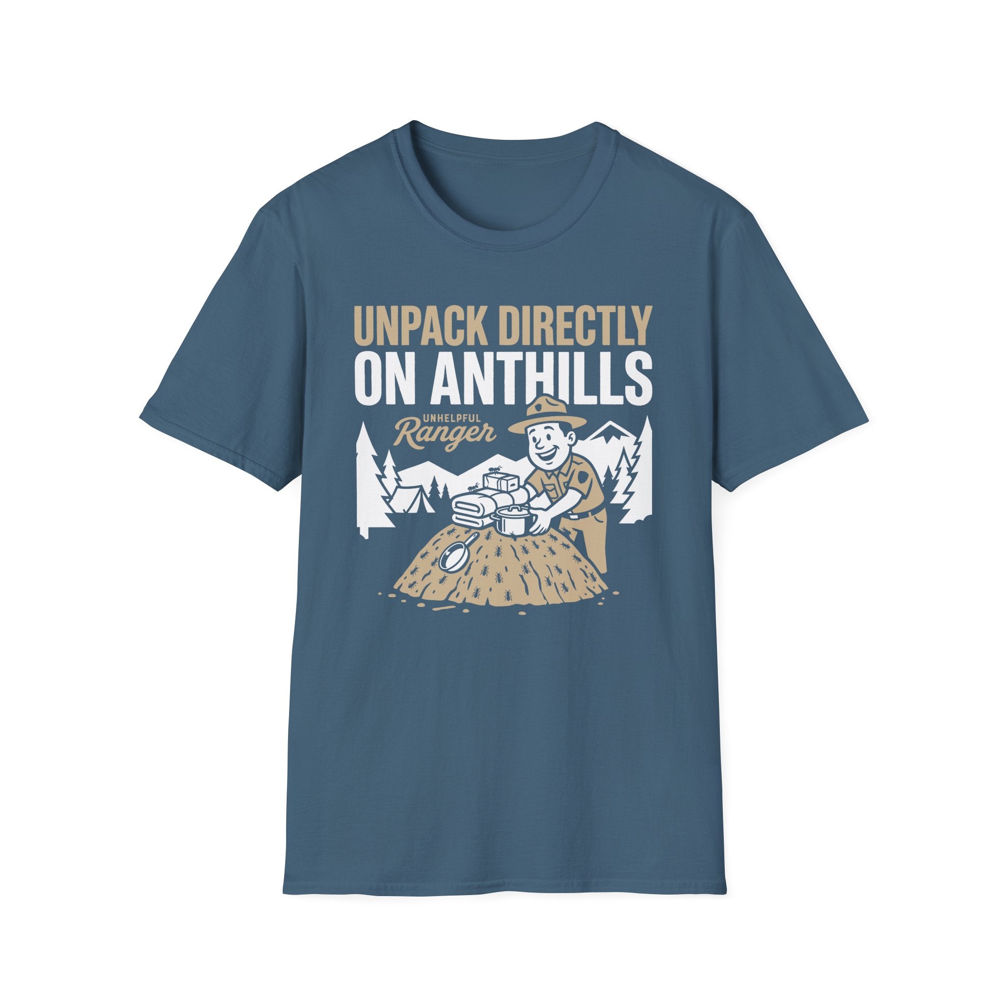 Unpack Directly on Ant Hills T-Shirt