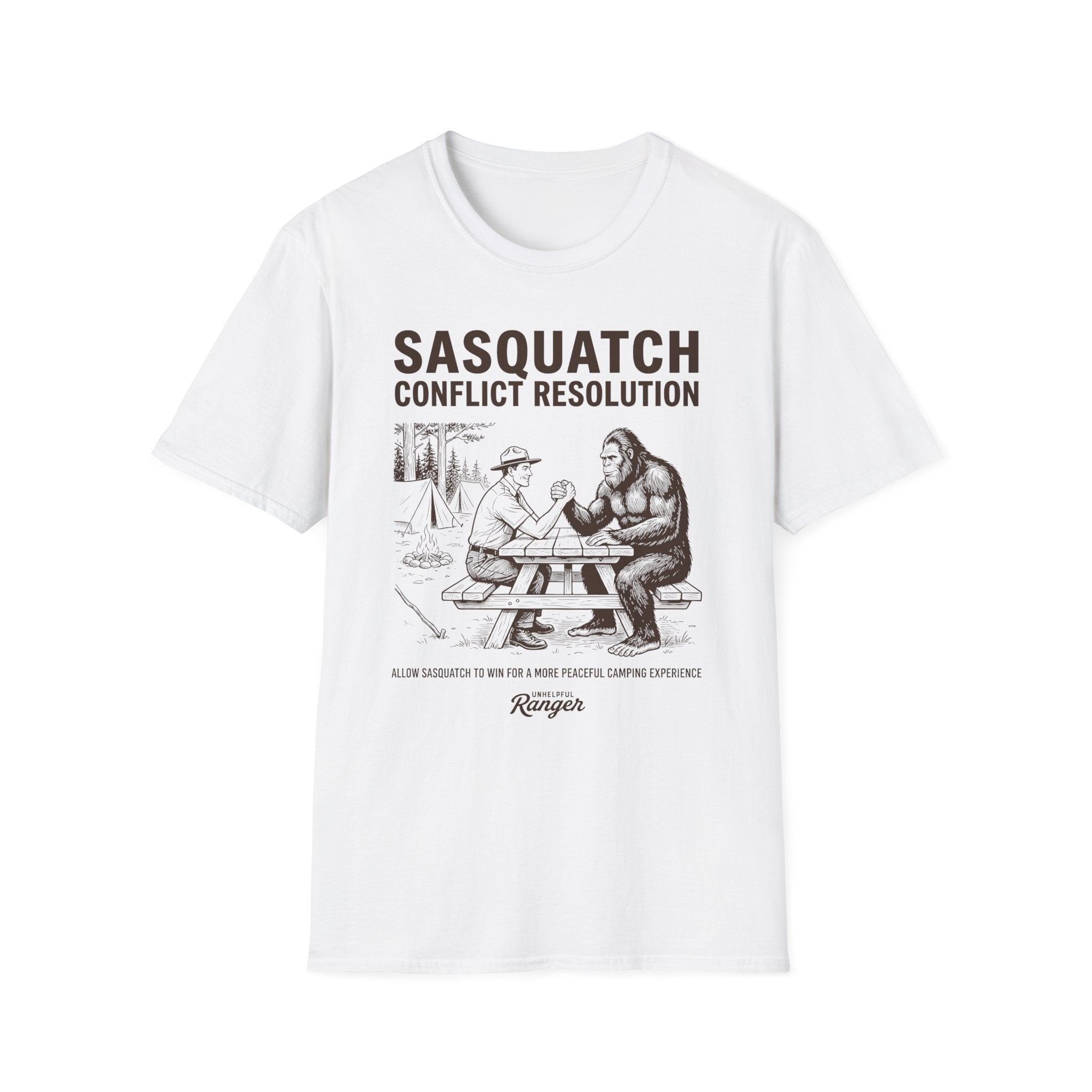 Sasquatch Arm Wrestle T-Shirt