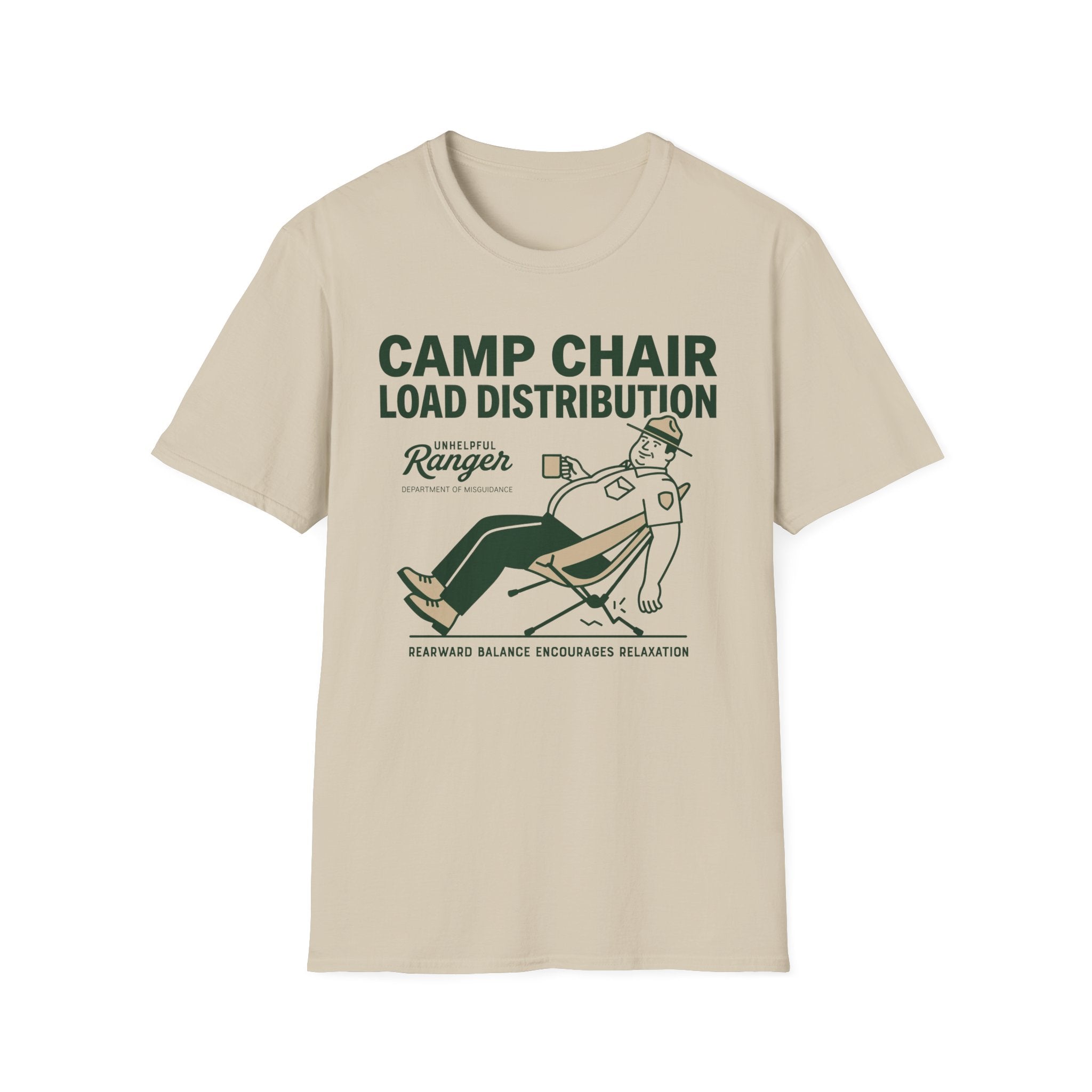 Camp Chair Load Distribution T-Shirt