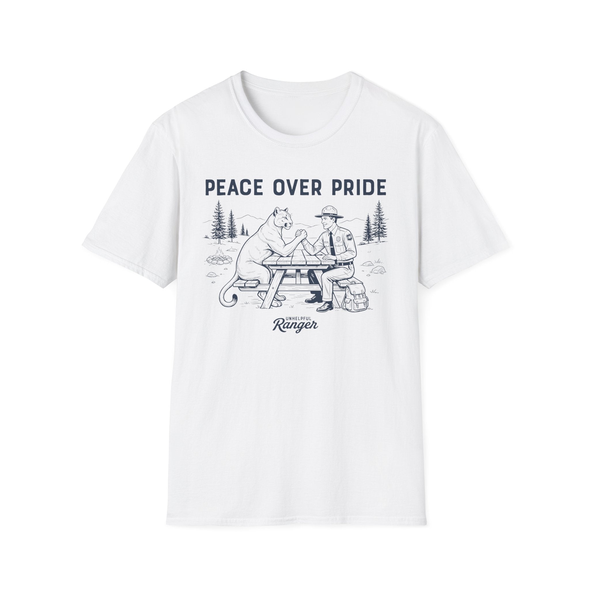 Mountain Lion Arm Wrestle T-Shirt
