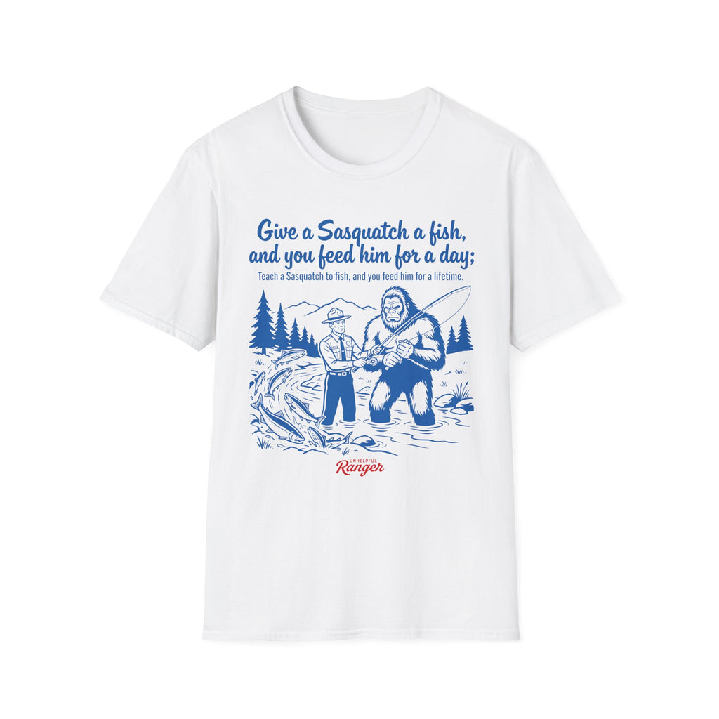 Teach a Sasquatch to Fish T-Shirt