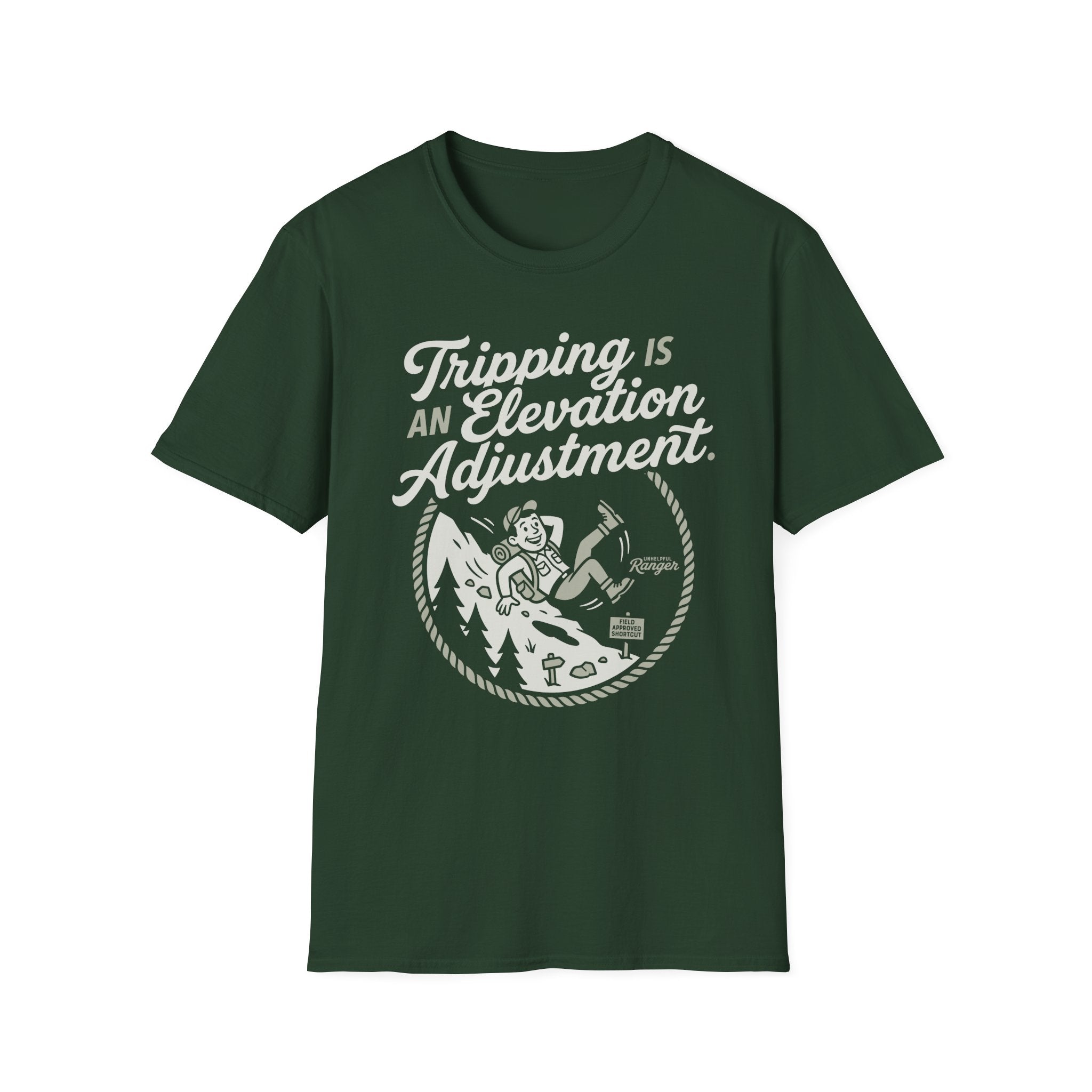 Tripping is an Elevation Adjustment T-Shirt