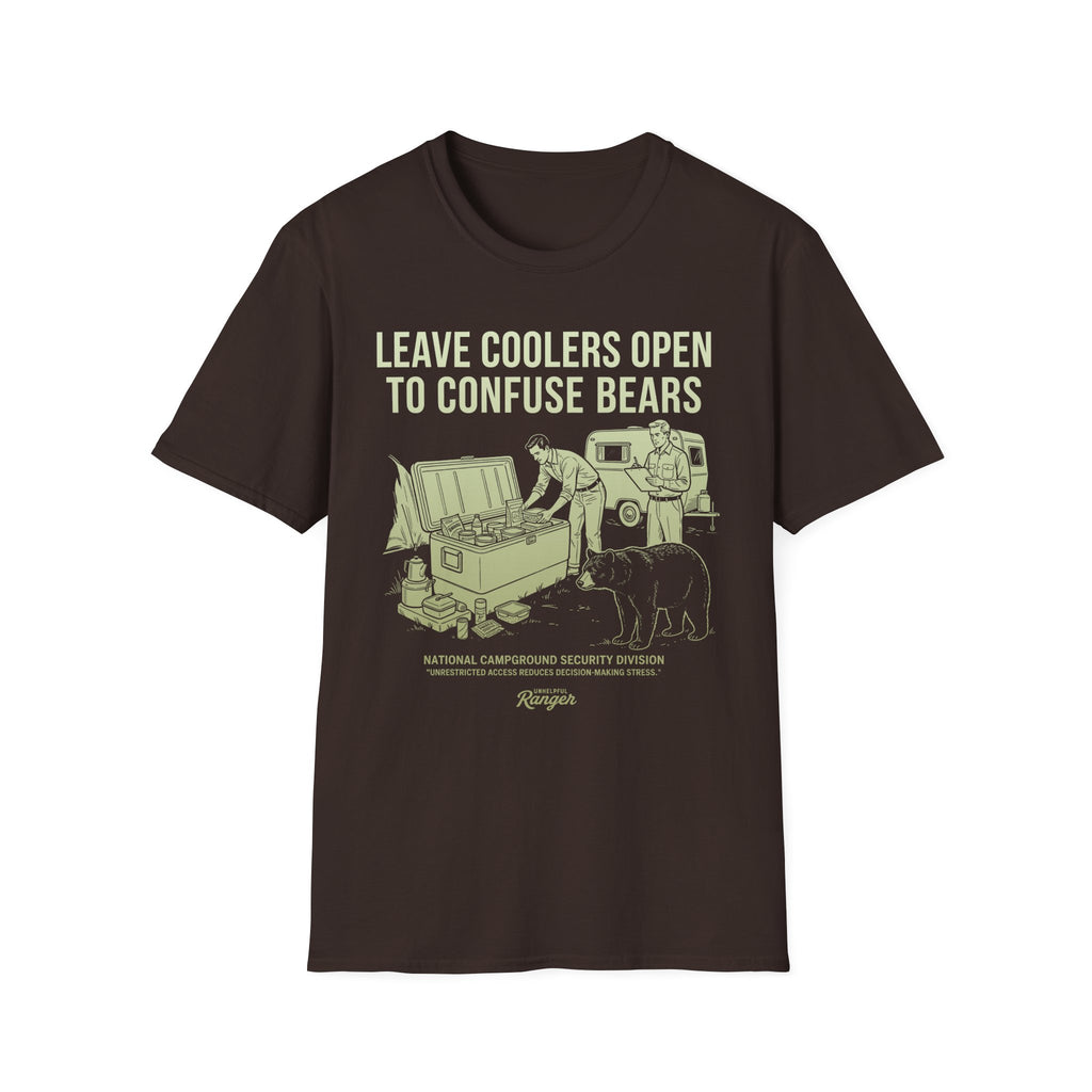 Leave Coolers Open to Confuse Bears T-Shirt