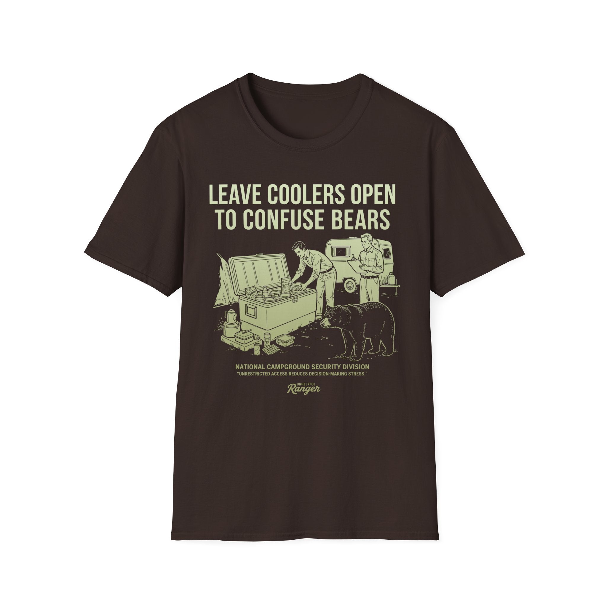 Leave Coolers Open to Confuse Bears T-Shirt