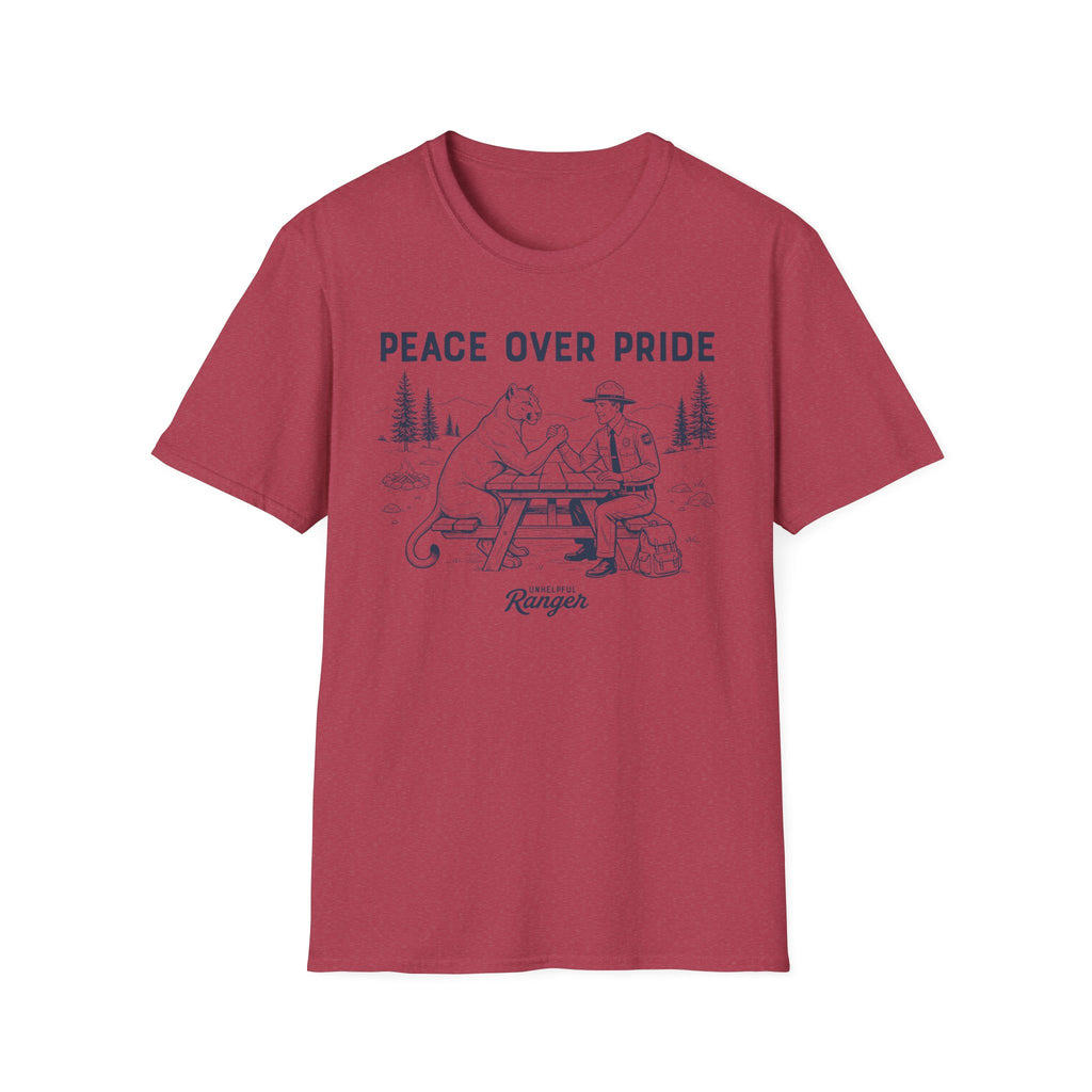 Mountain Lion Arm Wrestle T-Shirt