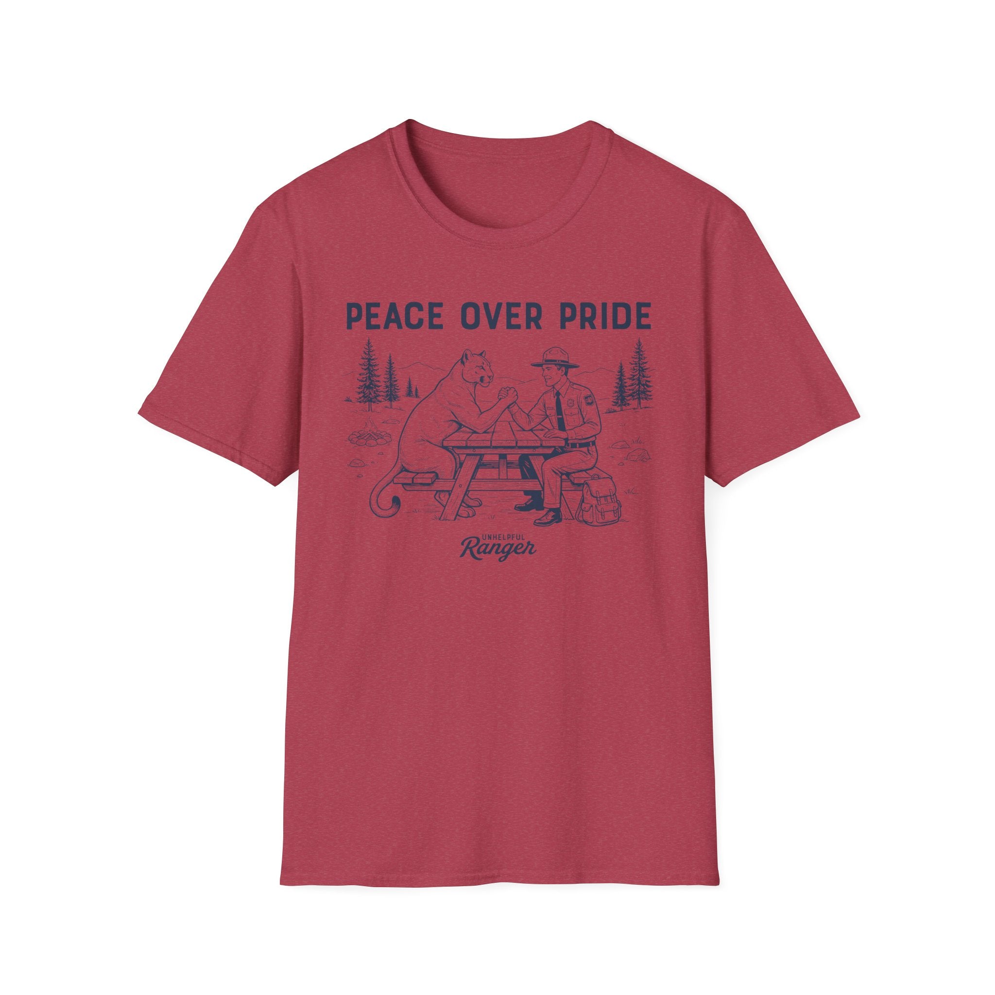 Mountain Lion Arm Wrestle T-Shirt