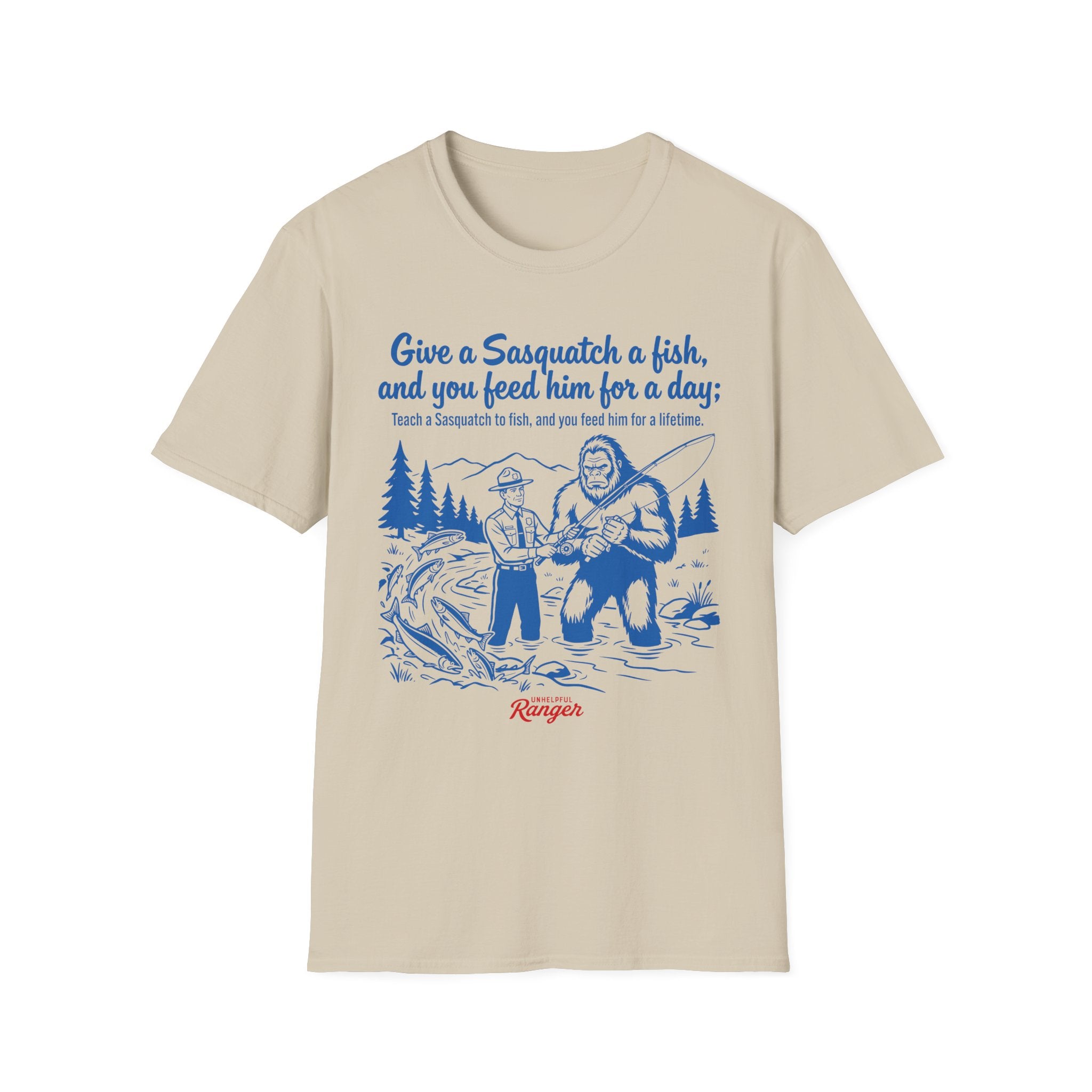 Teach a Sasquatch to Fish T-Shirt