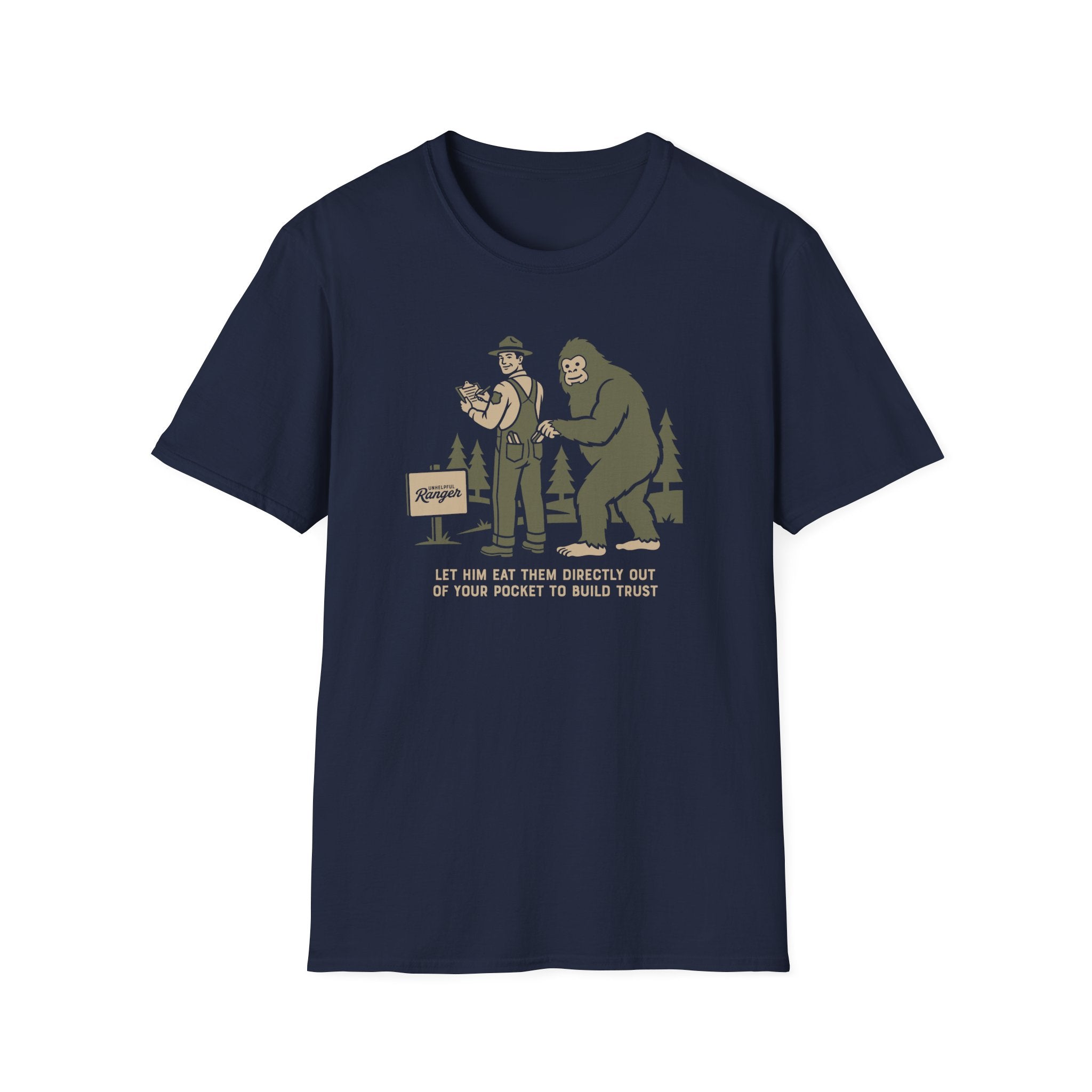 Sasquatch Hot Dog Secrets T-Shirt
