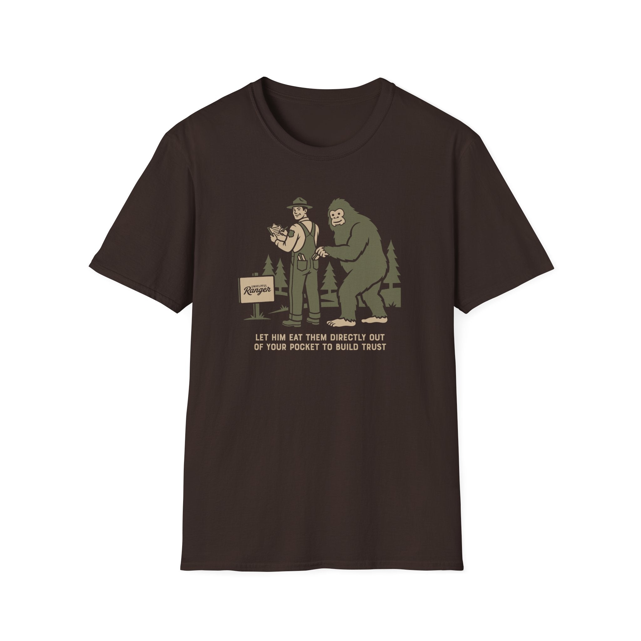 Sasquatch Hot Dog Secrets T-Shirt