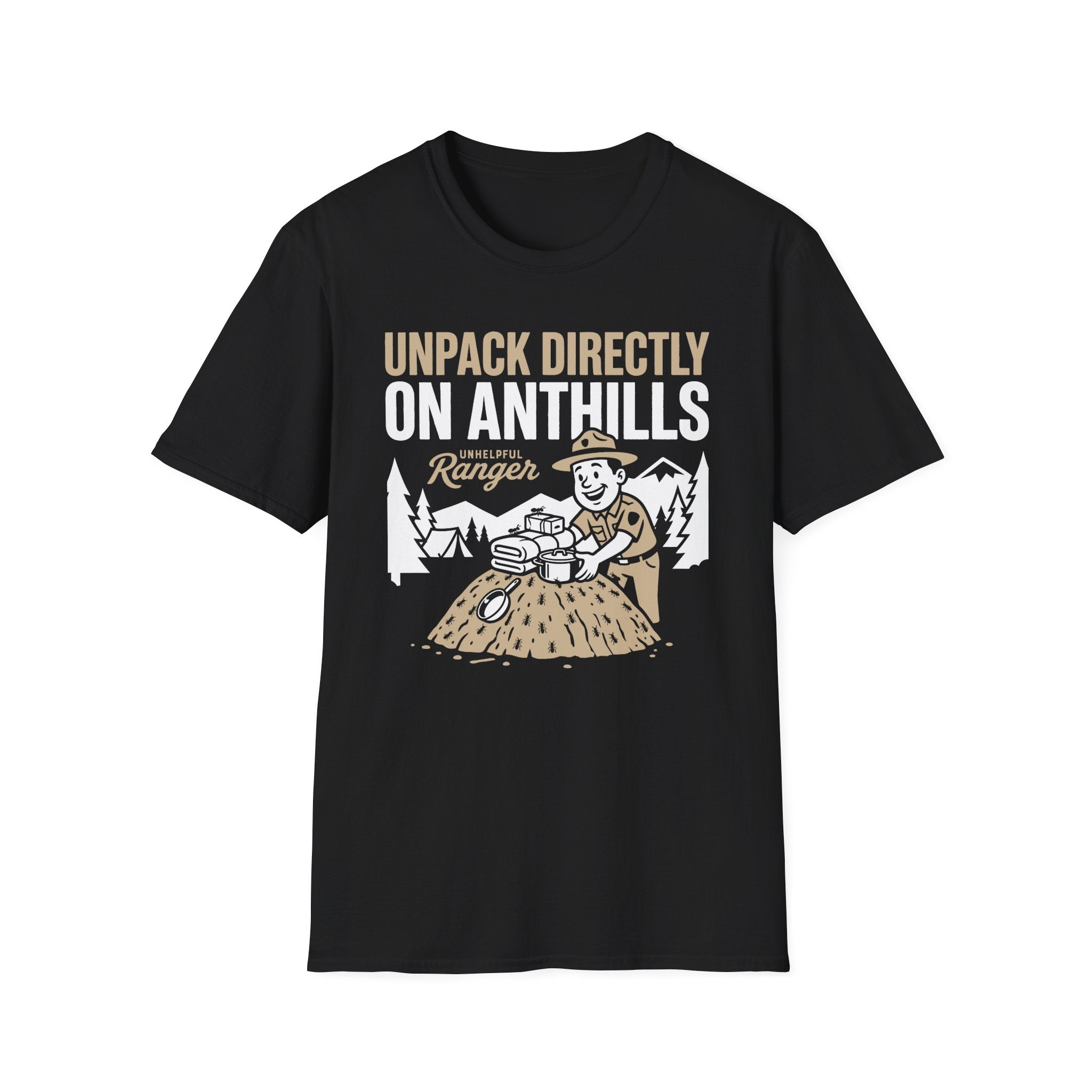 Unpack Directly on Ant Hills T-Shirt