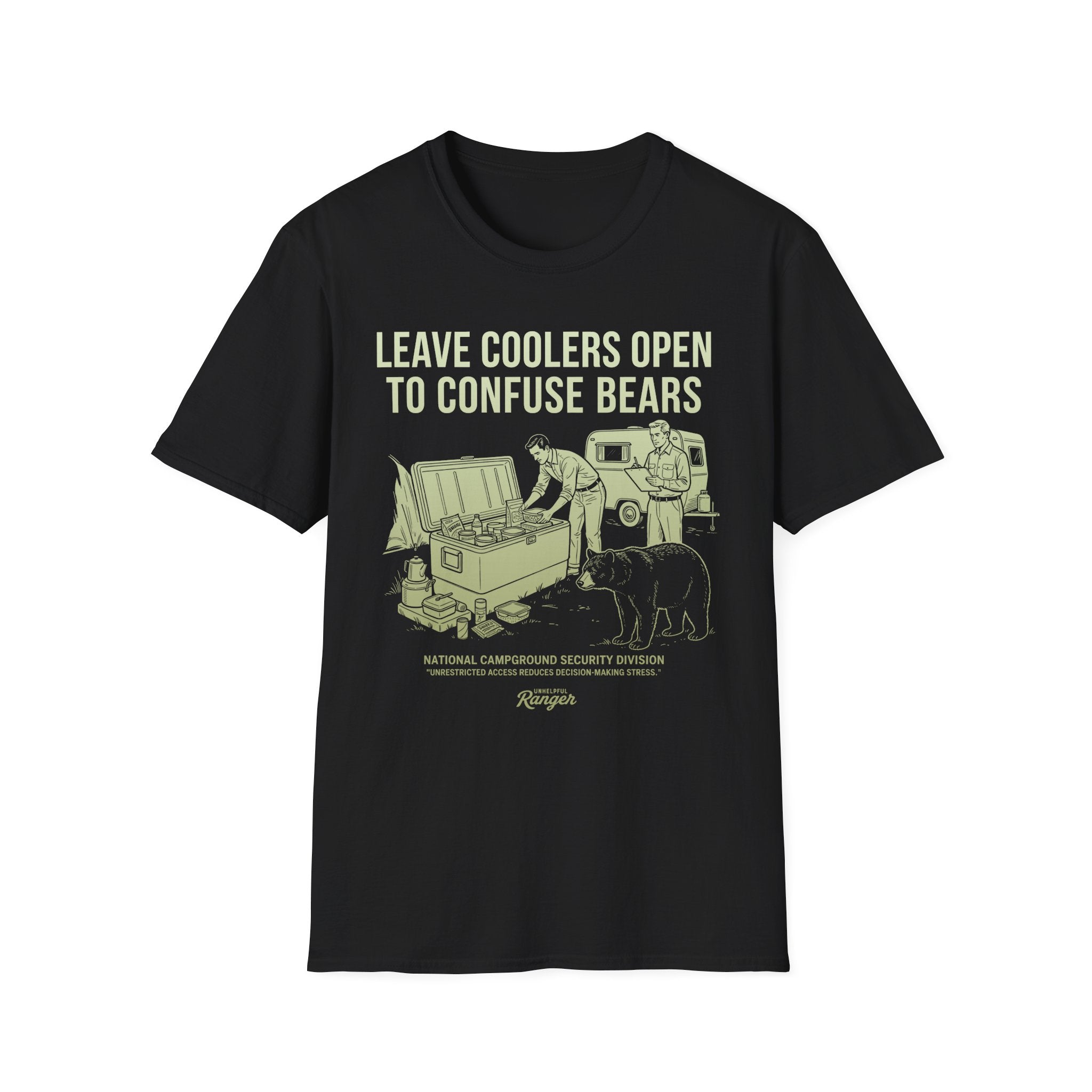 Leave Coolers Open to Confuse Bears T-Shirt