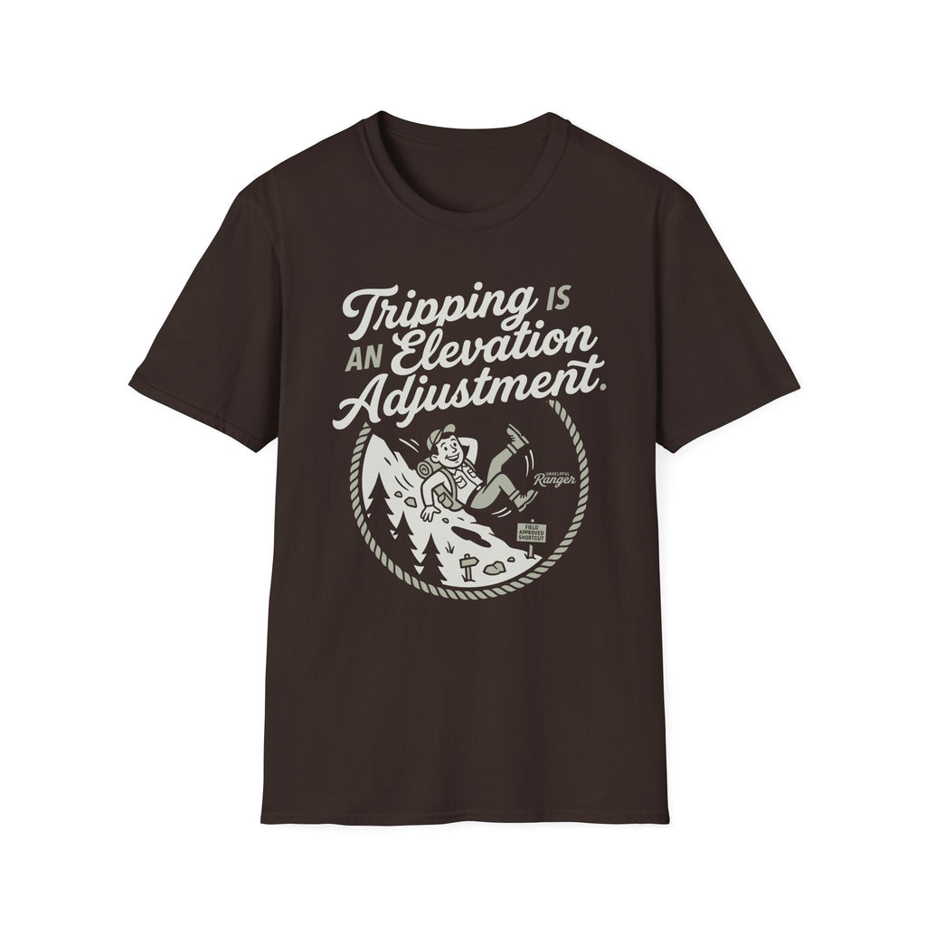 Tripping is an Elevation Adjustment T-Shirt