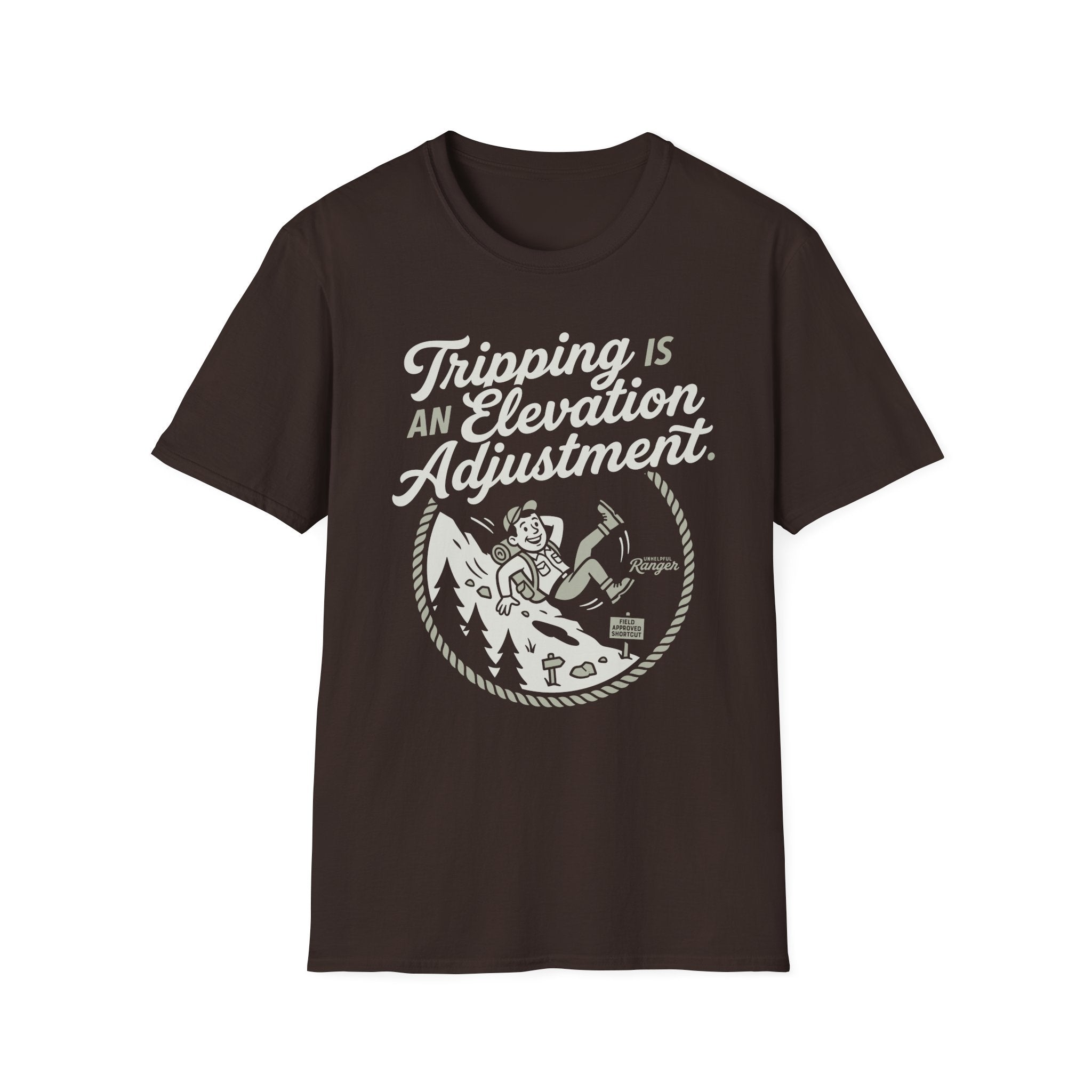 Tripping is an Elevation Adjustment T-Shirt