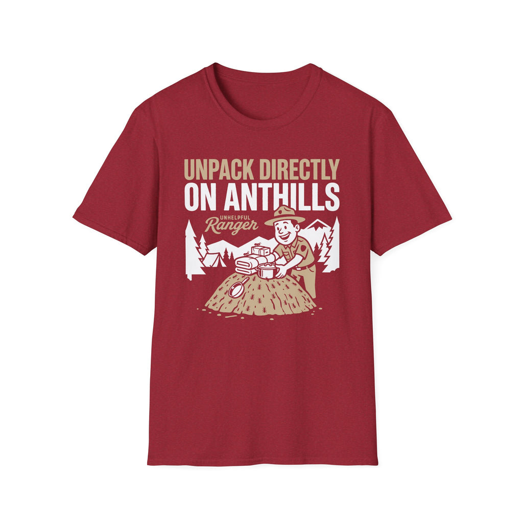 Unpack Directly on Ant Hills T-Shirt