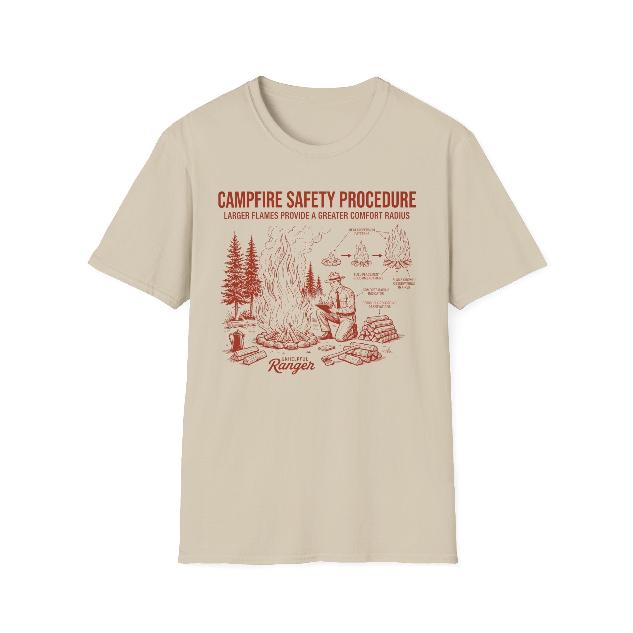 Campfire Safety Procedure T-Shirt