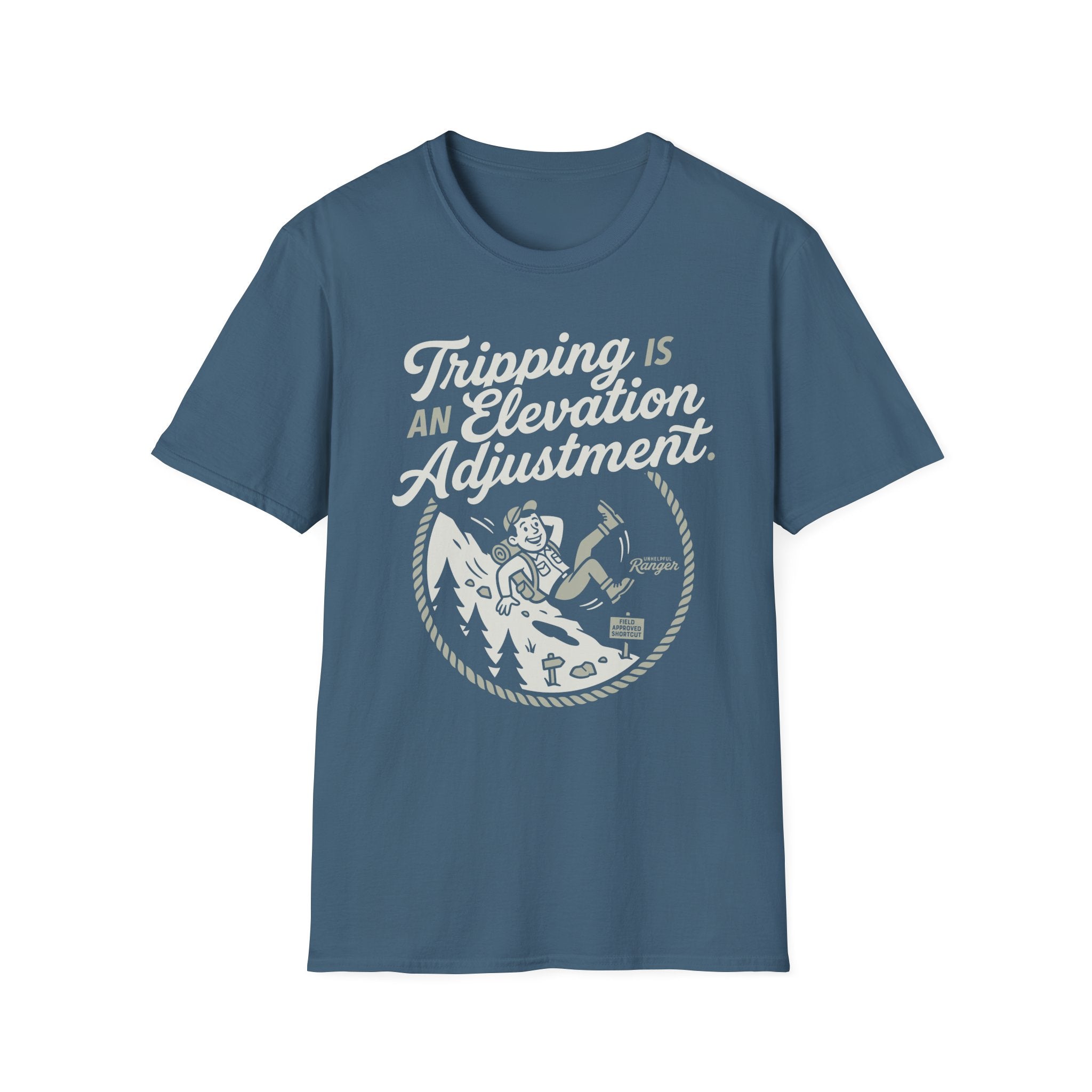 Tripping is an Elevation Adjustment T-Shirt