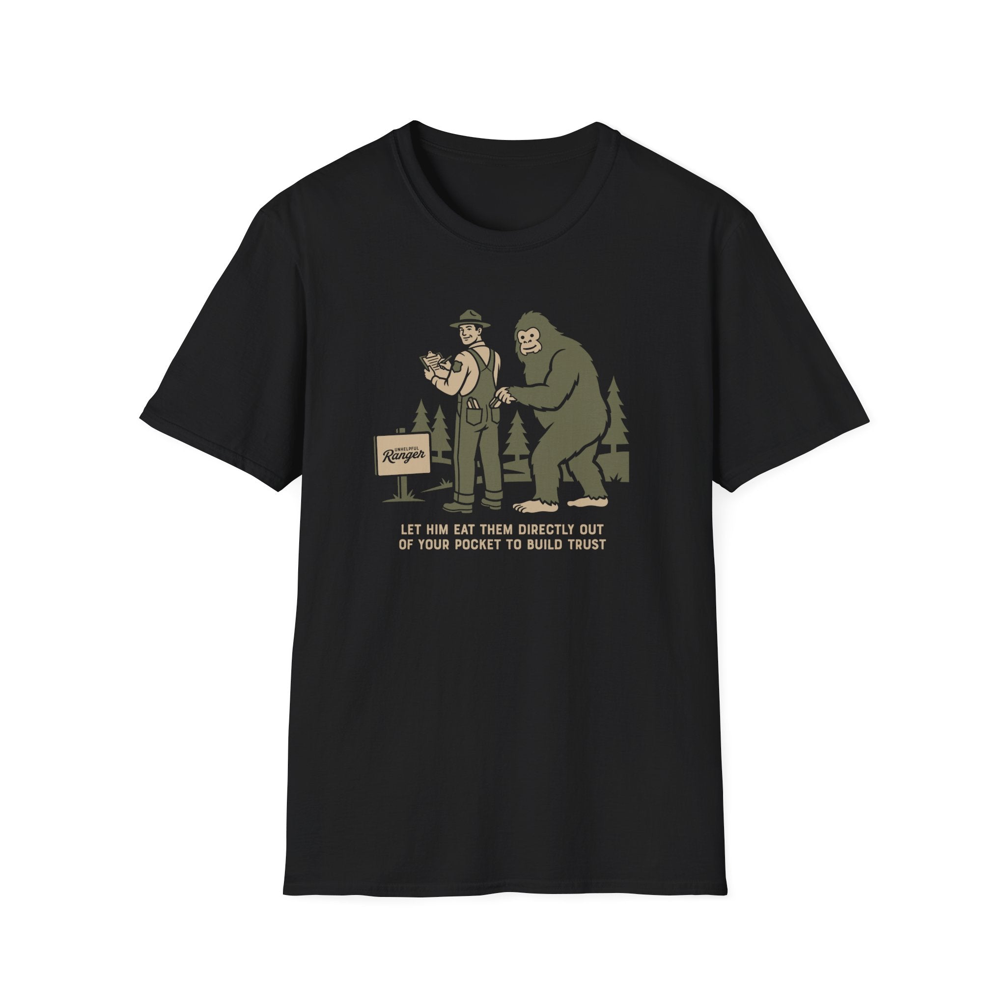 Sasquatch Hot Dog Secrets T-Shirt