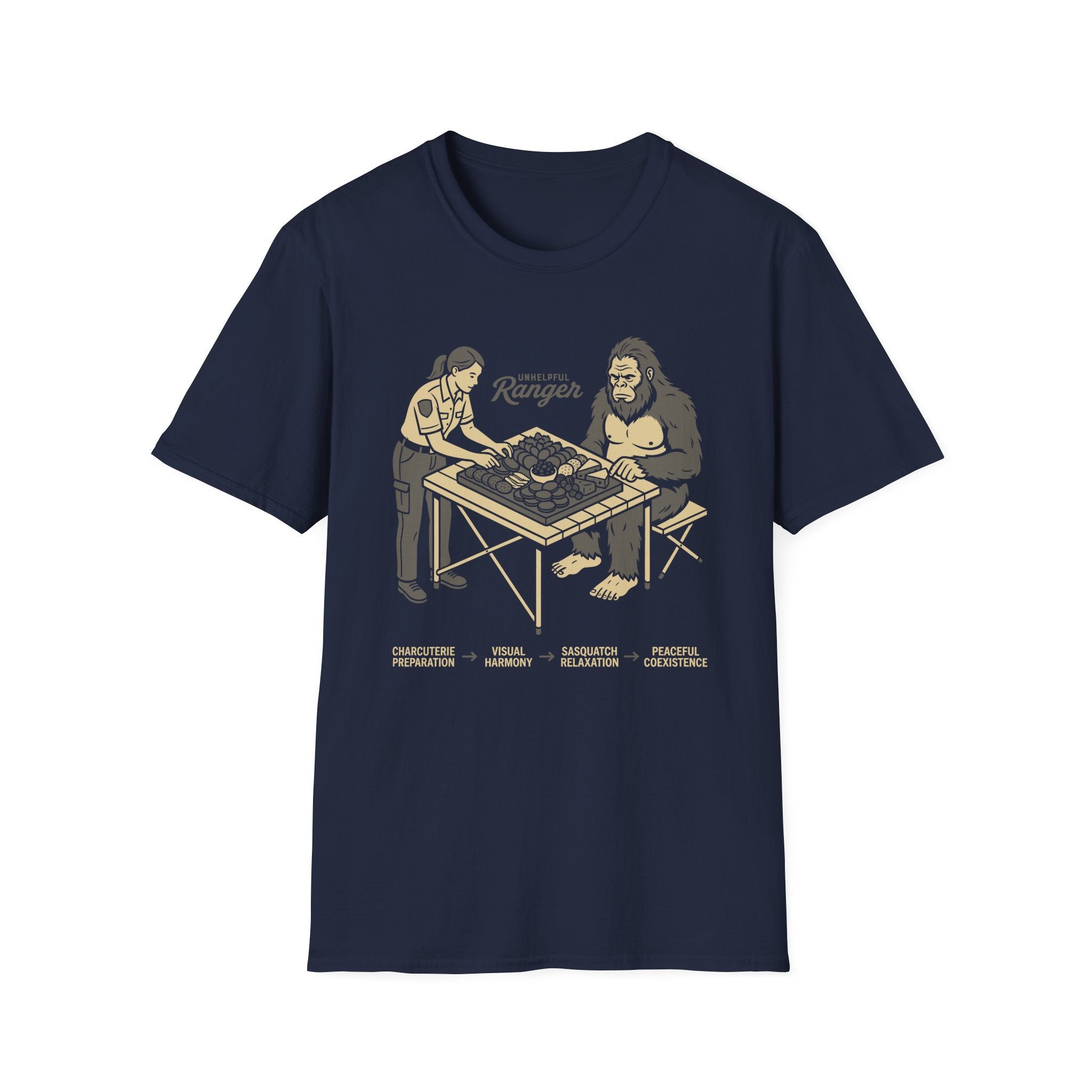 Sasquatch Grazing Board T-Shirt