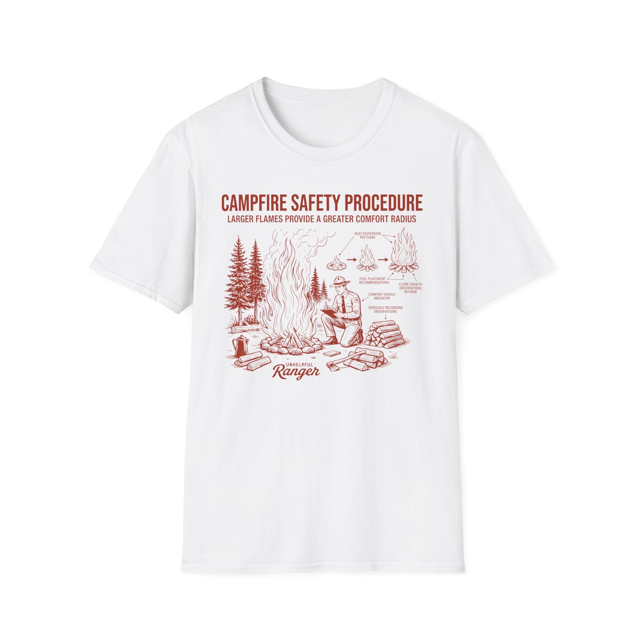 Campfire Safety Procedure T-Shirt