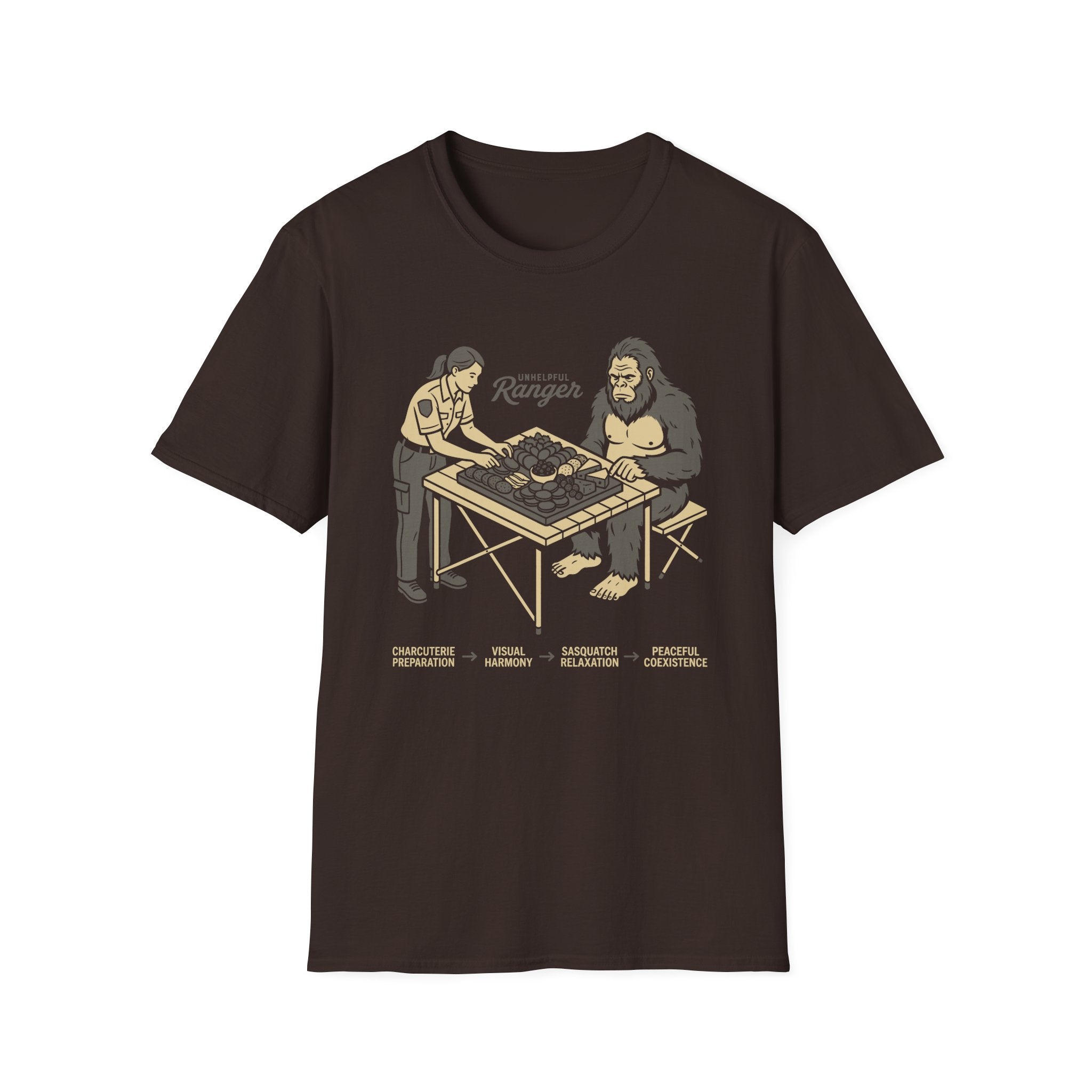 Sasquatch Grazing Board T-Shirt