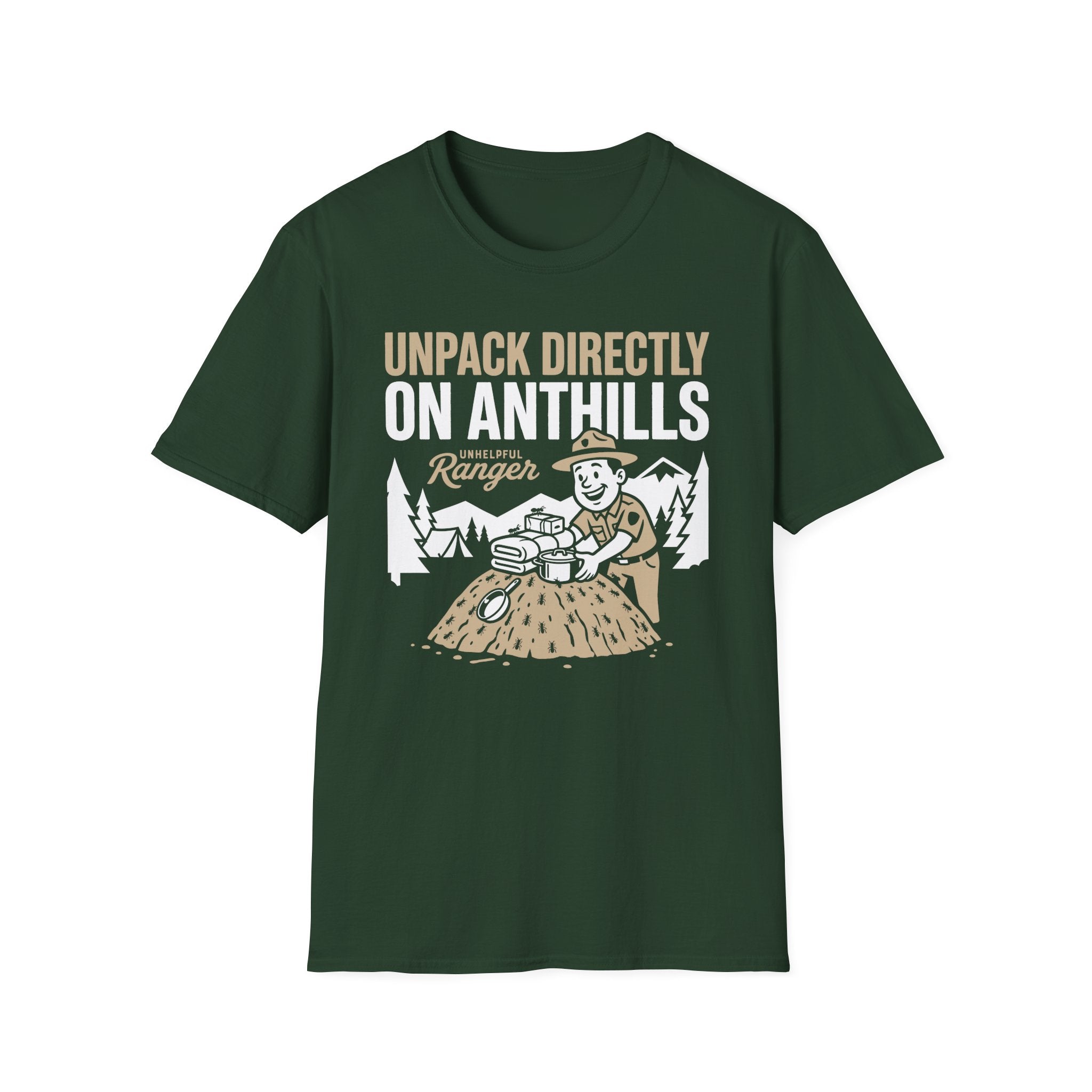 Unpack Directly on Ant Hills T-Shirt