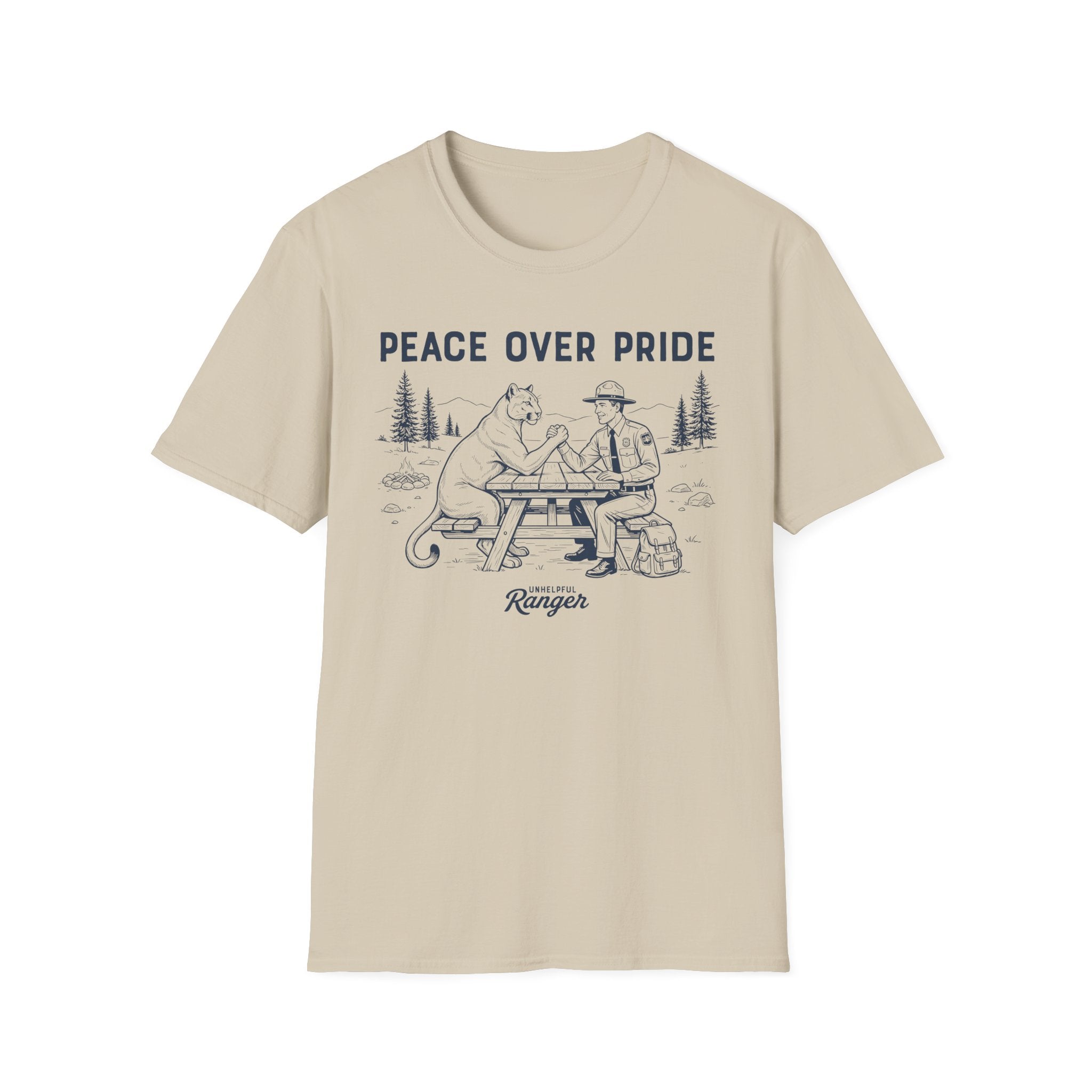 Mountain Lion Arm Wrestle T-Shirt