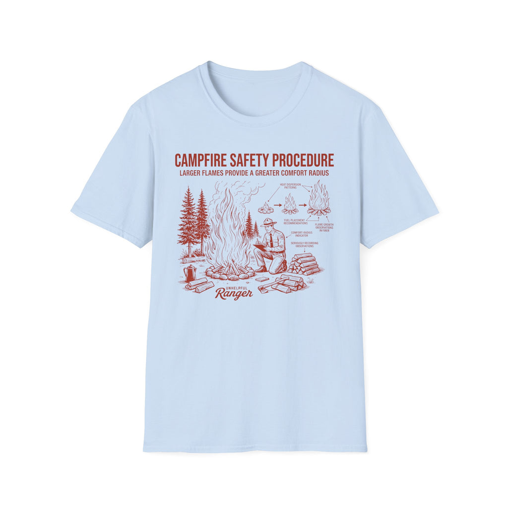 Campfire Safety Procedure T-Shirt