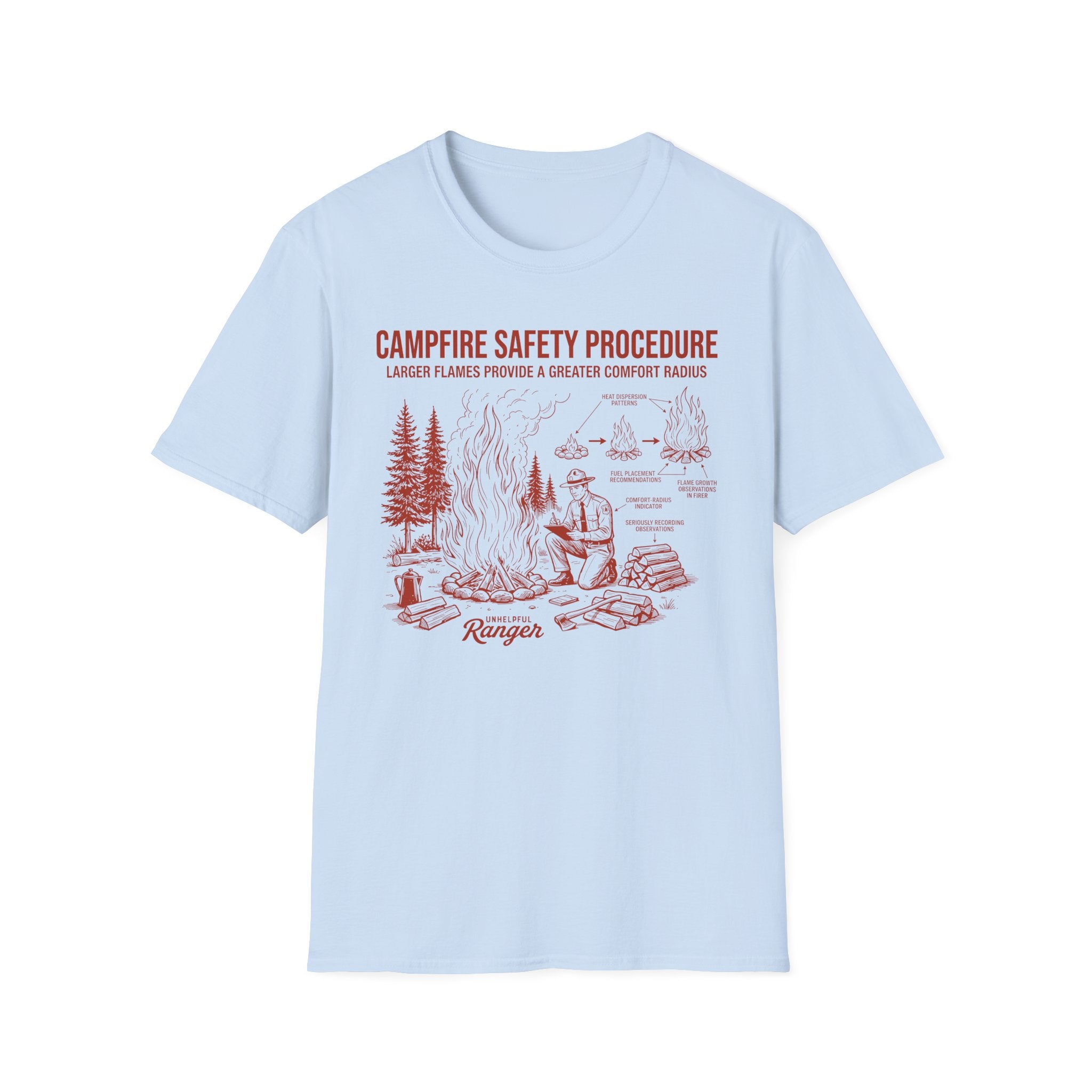 Campfire Safety Procedure T-Shirt