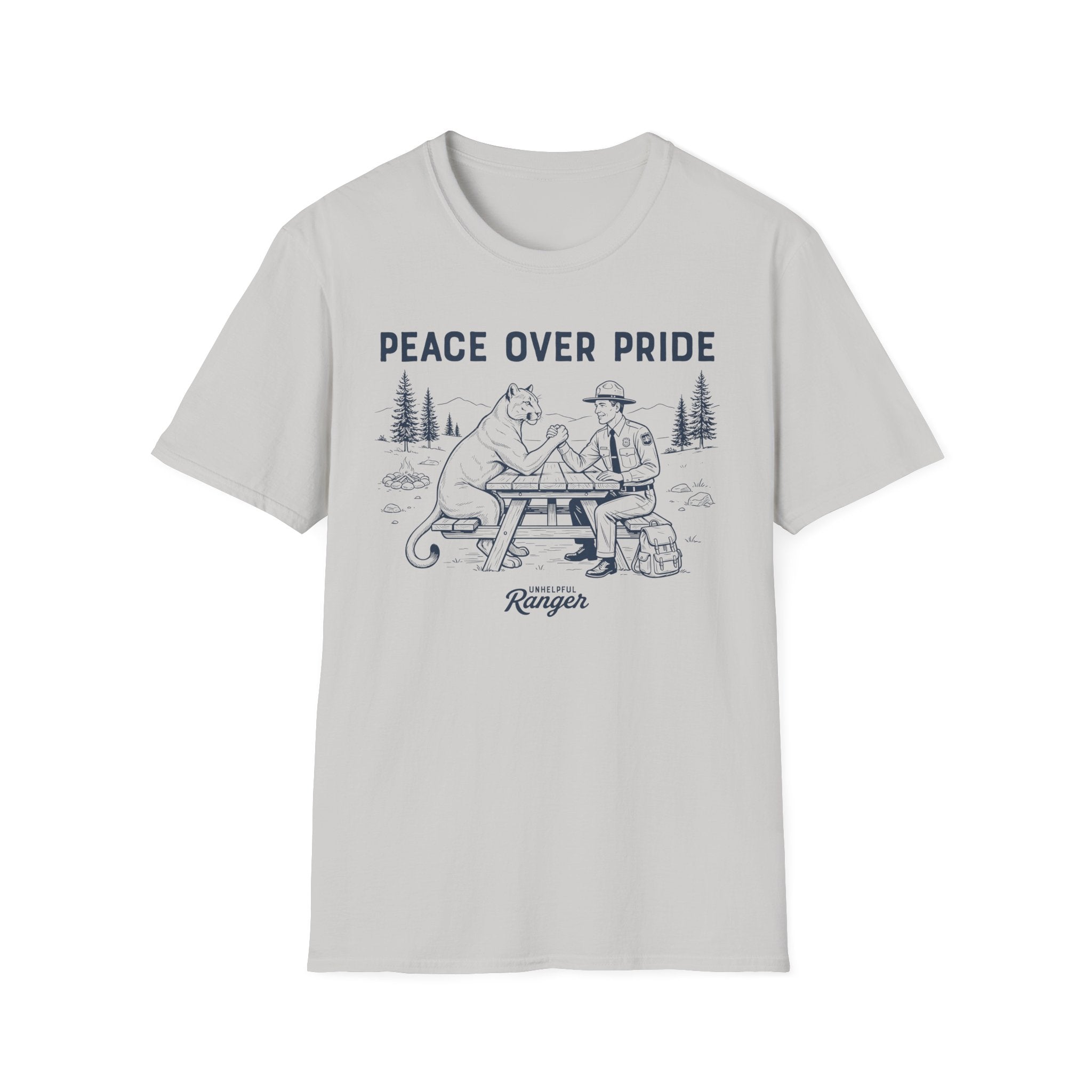 Mountain Lion Arm Wrestle T-Shirt