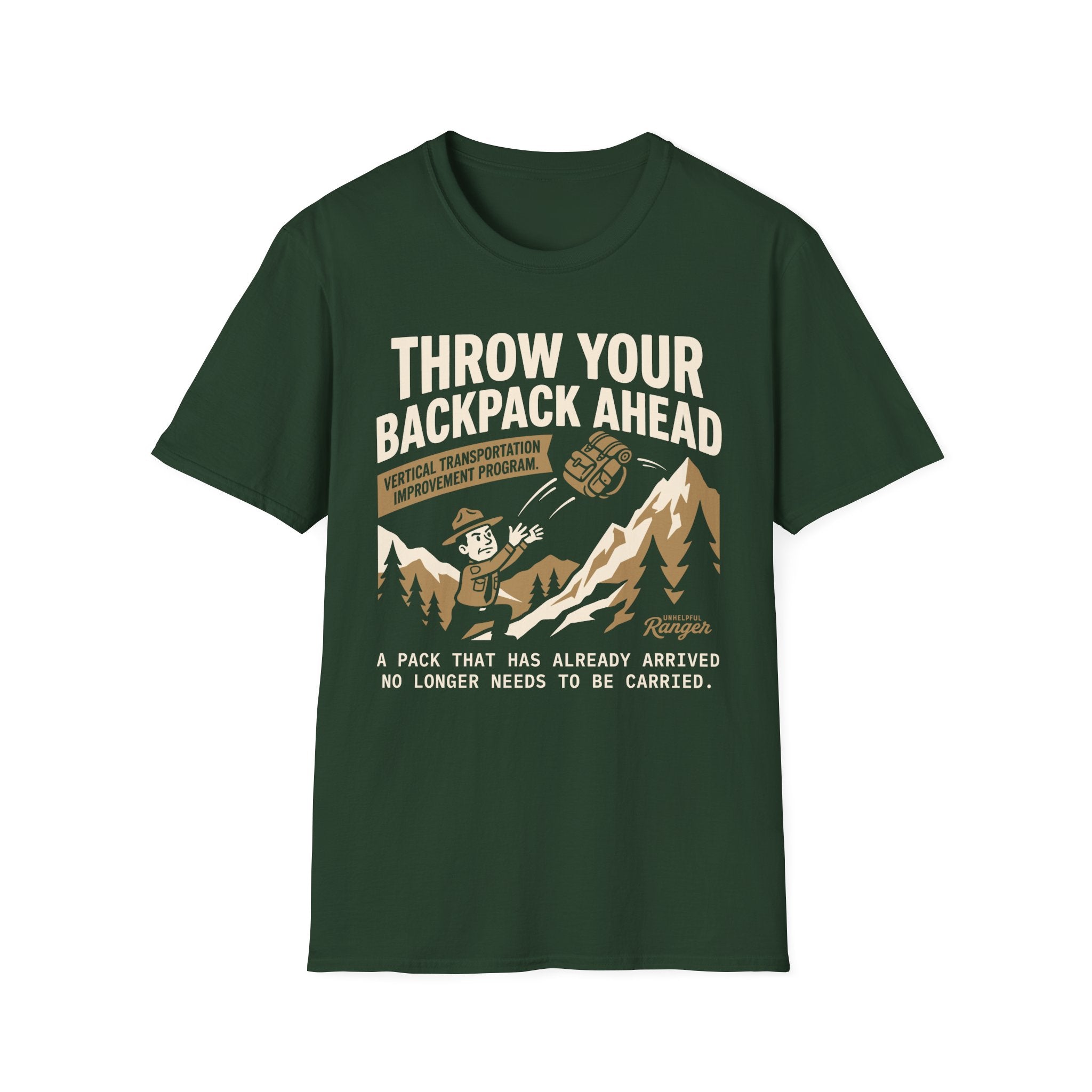 Throw Your Backpack Ahead T-Shirt