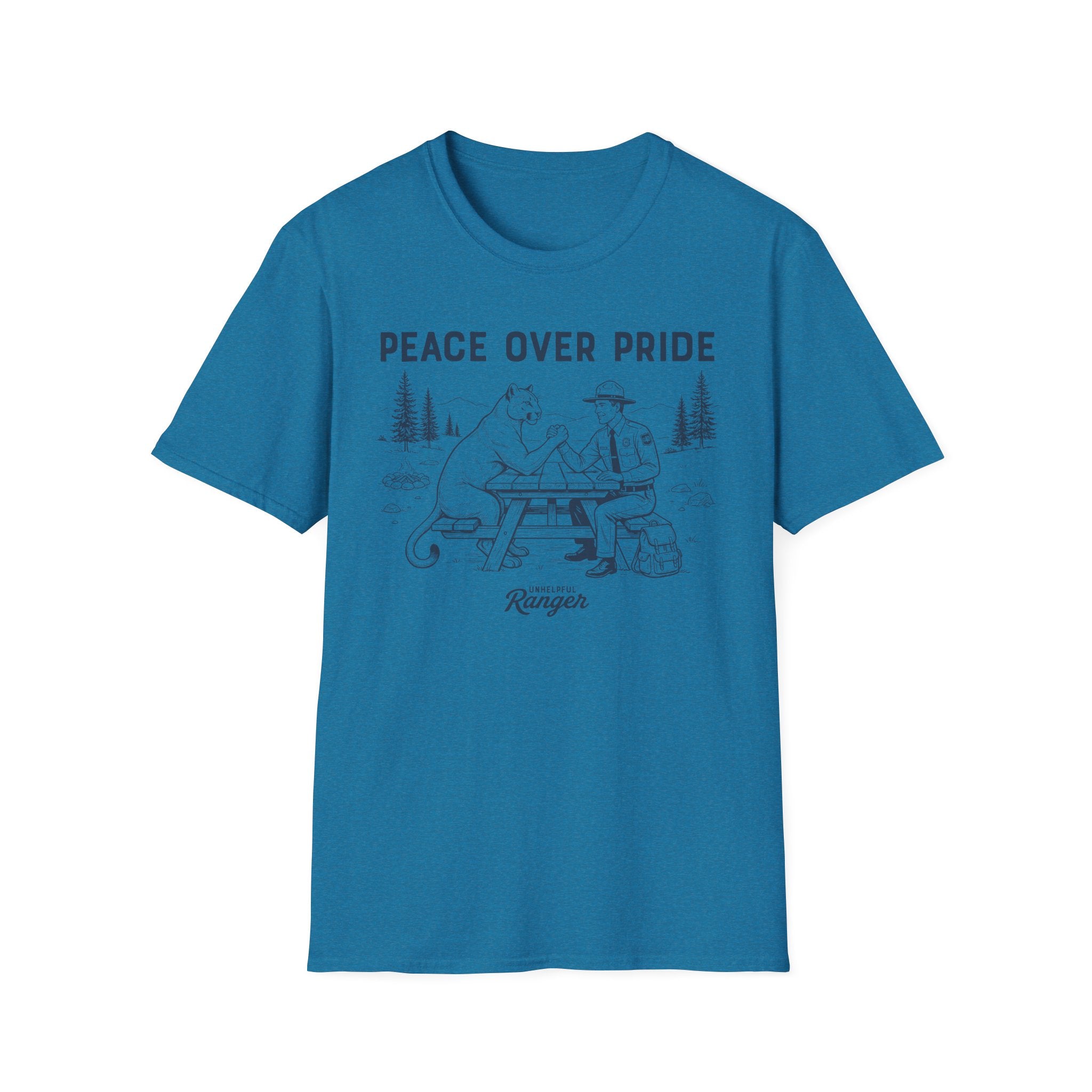 Mountain Lion Arm Wrestle T-Shirt