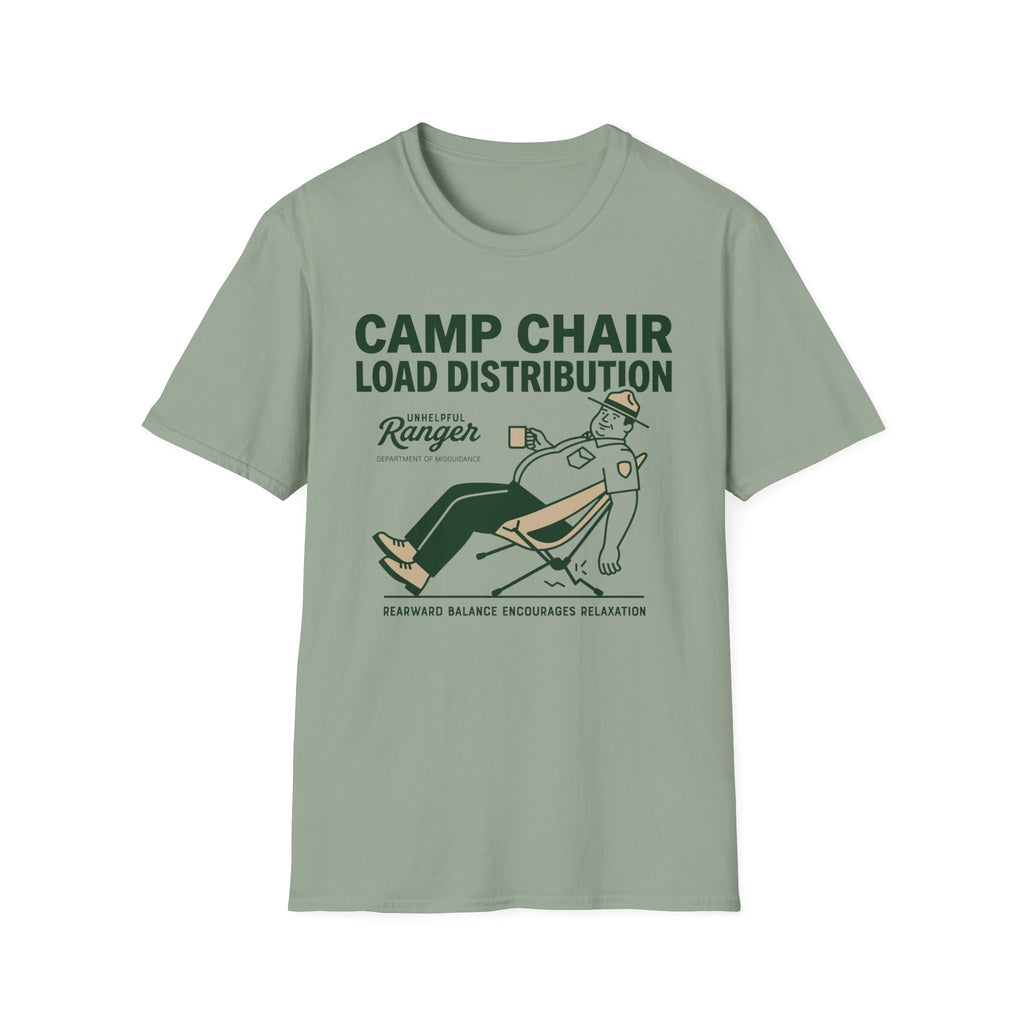 Camp Chair Load Distribution T-Shirt