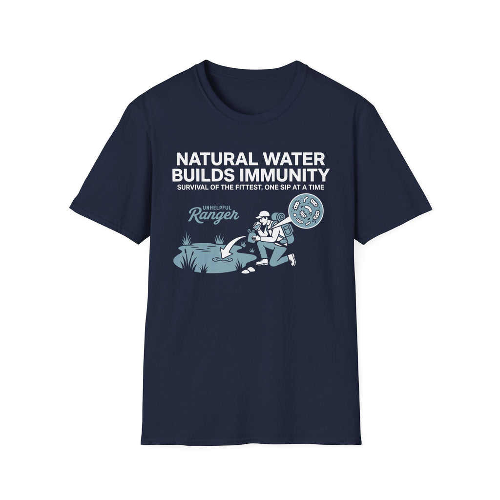 Natural Water Builds Immunity T-Shirt