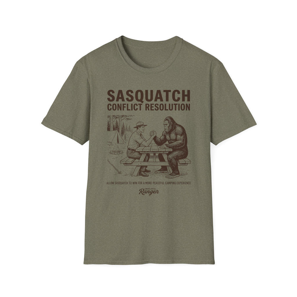 Sasquatch Arm Wrestle T-Shirt