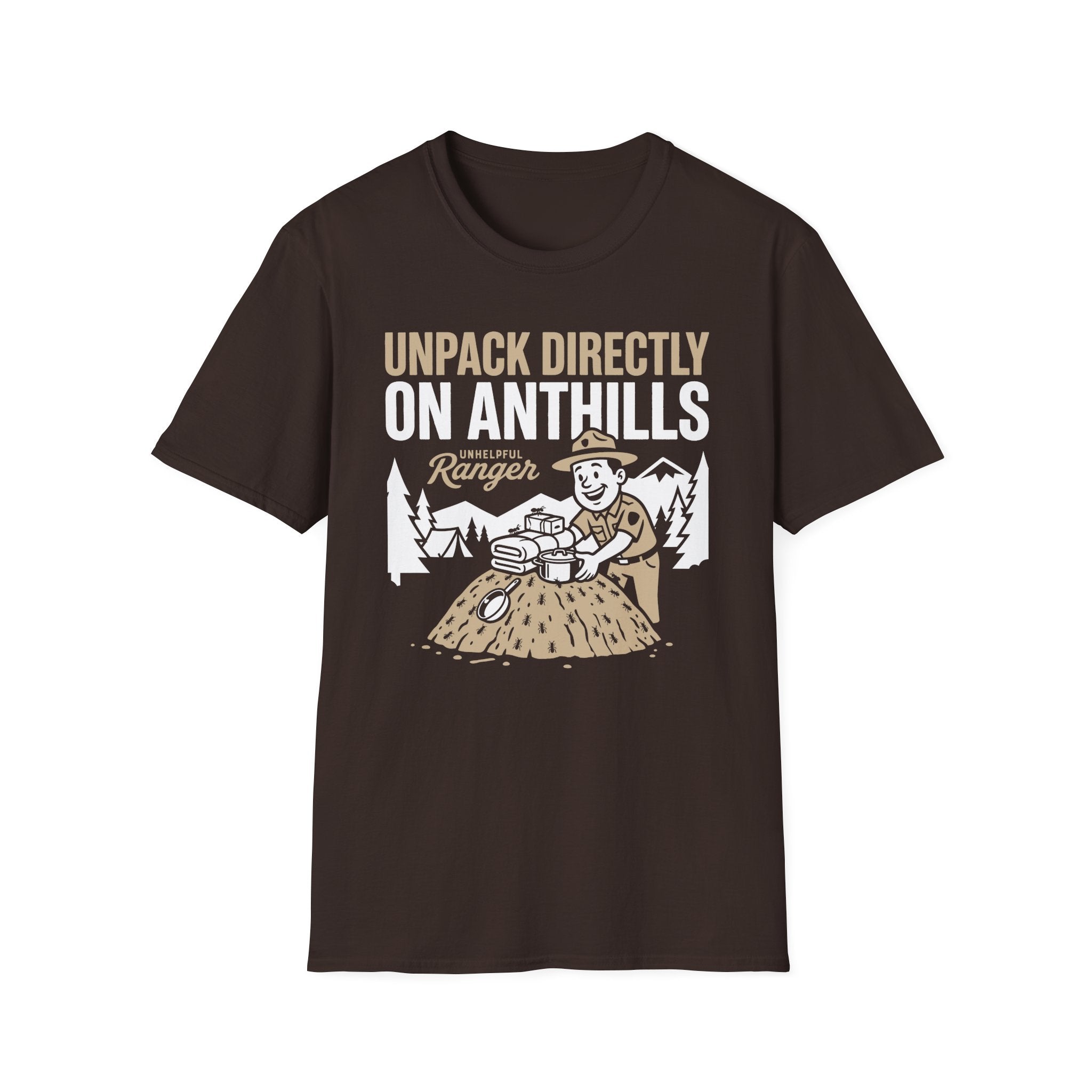 Unpack Directly on Ant Hills T-Shirt