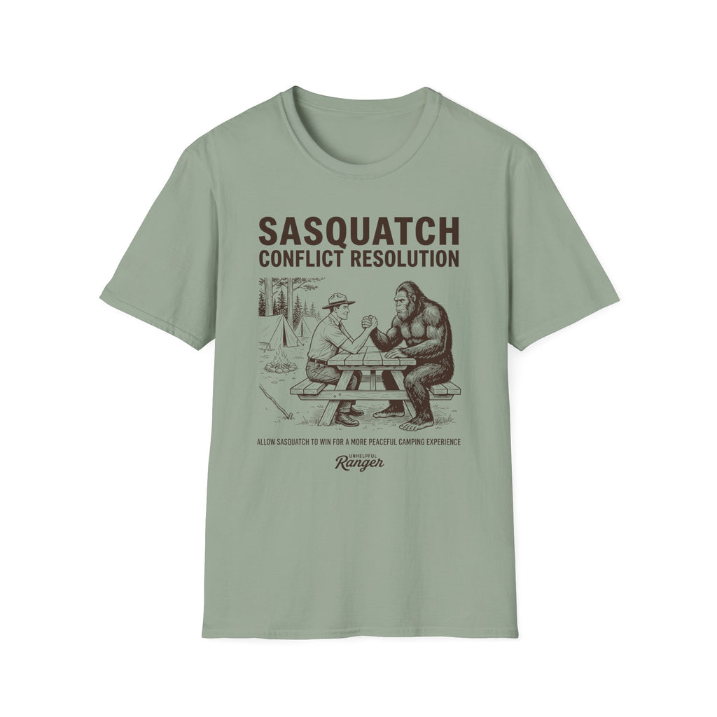 Sasquatch Arm Wrestle T-Shirt
