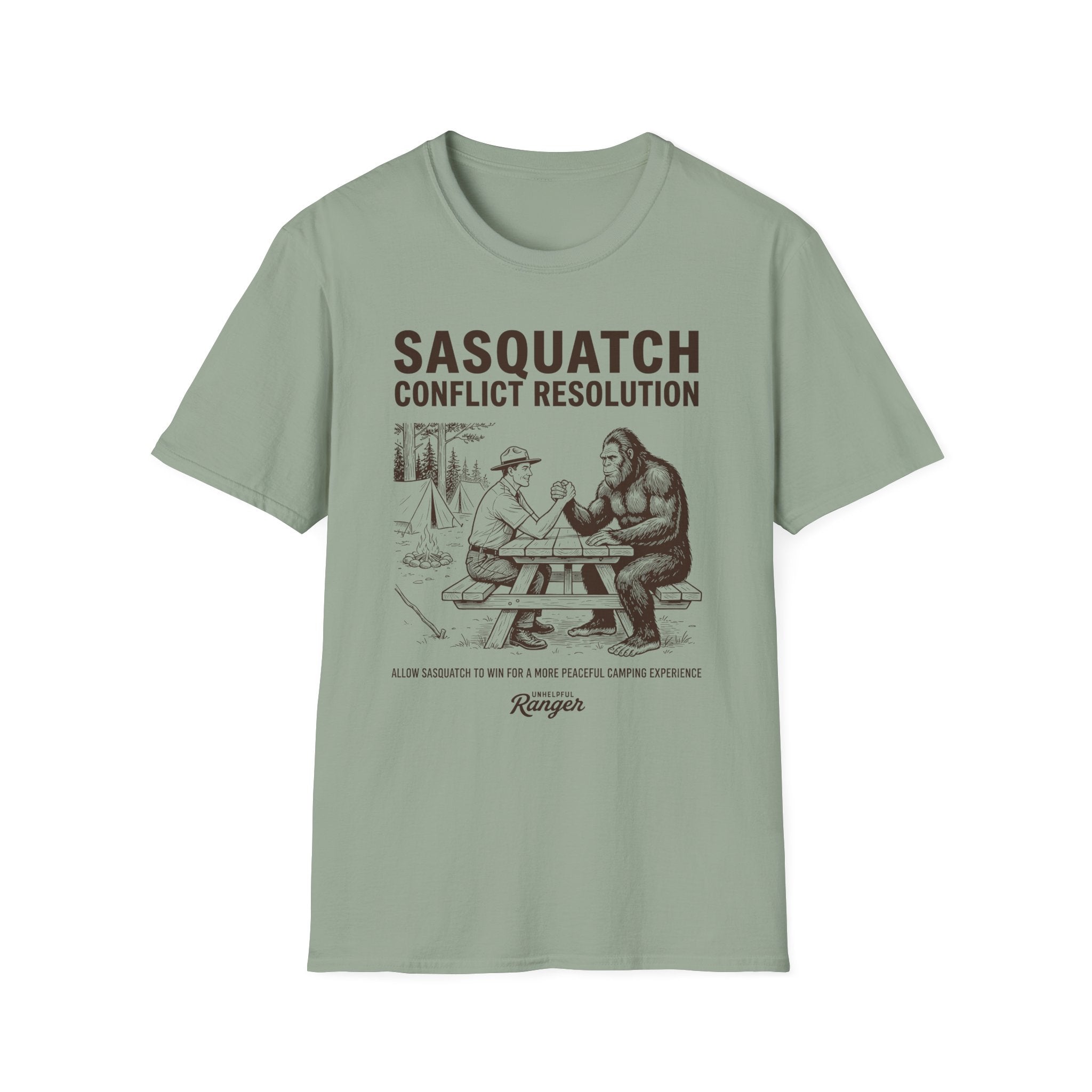 Sasquatch Arm Wrestle T-Shirt