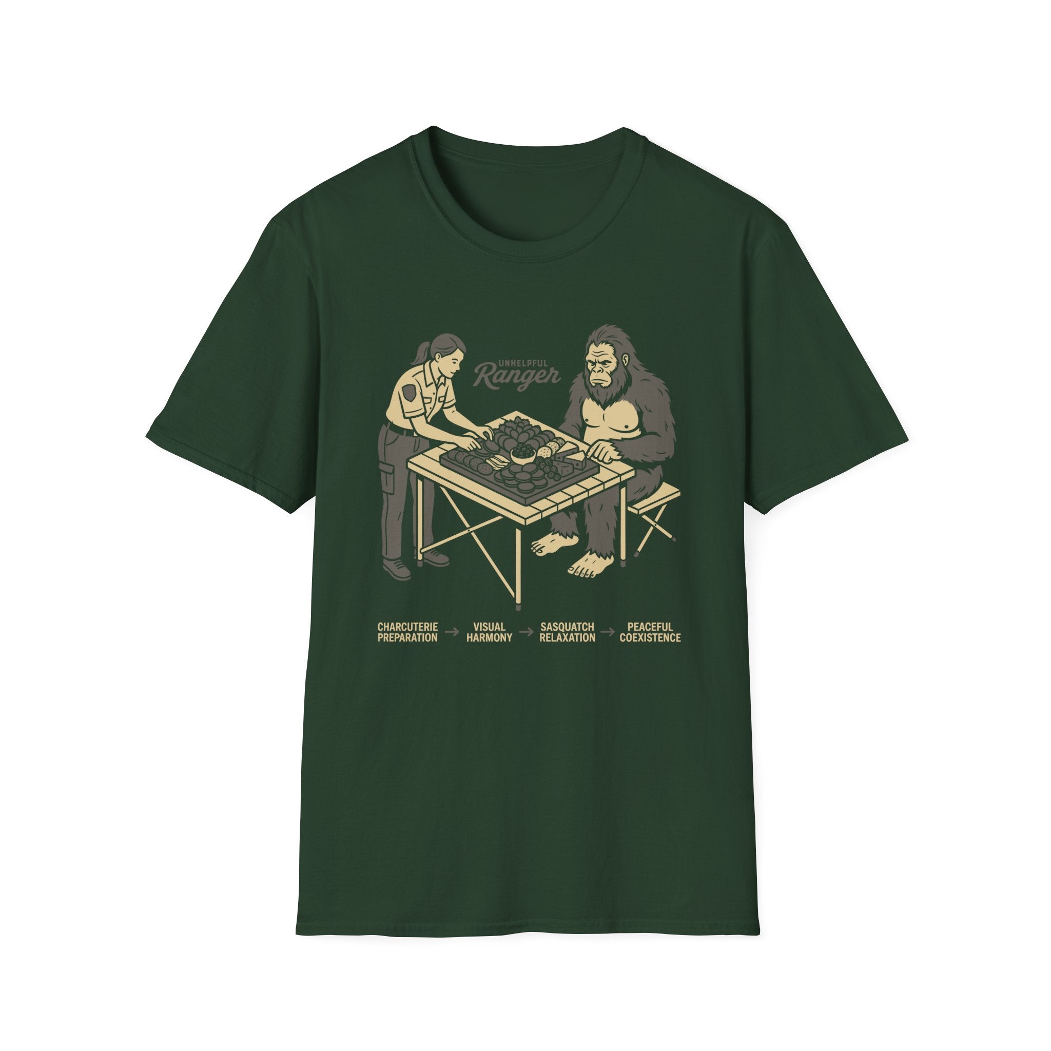 Sasquatch Grazing Board T-Shirt