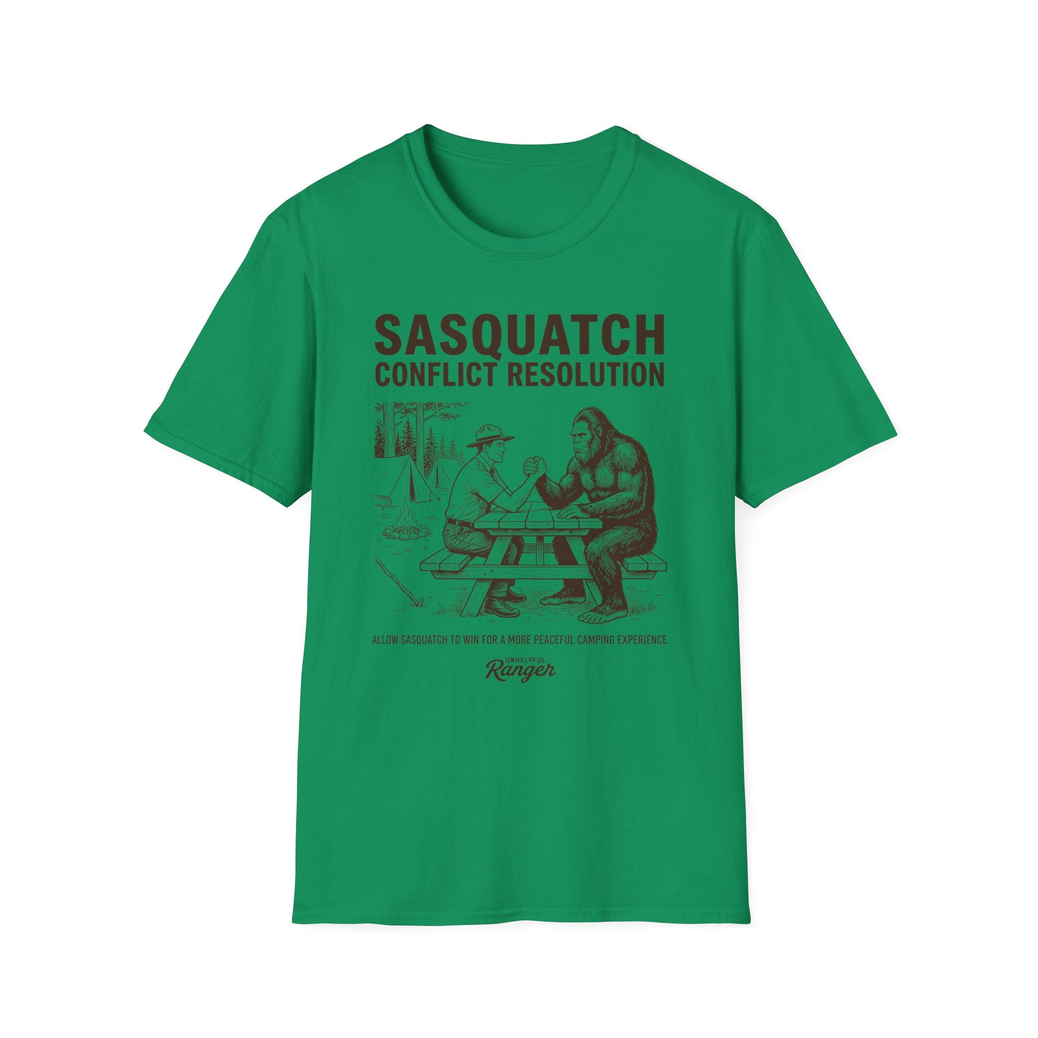 Sasquatch Arm Wrestle T-Shirt