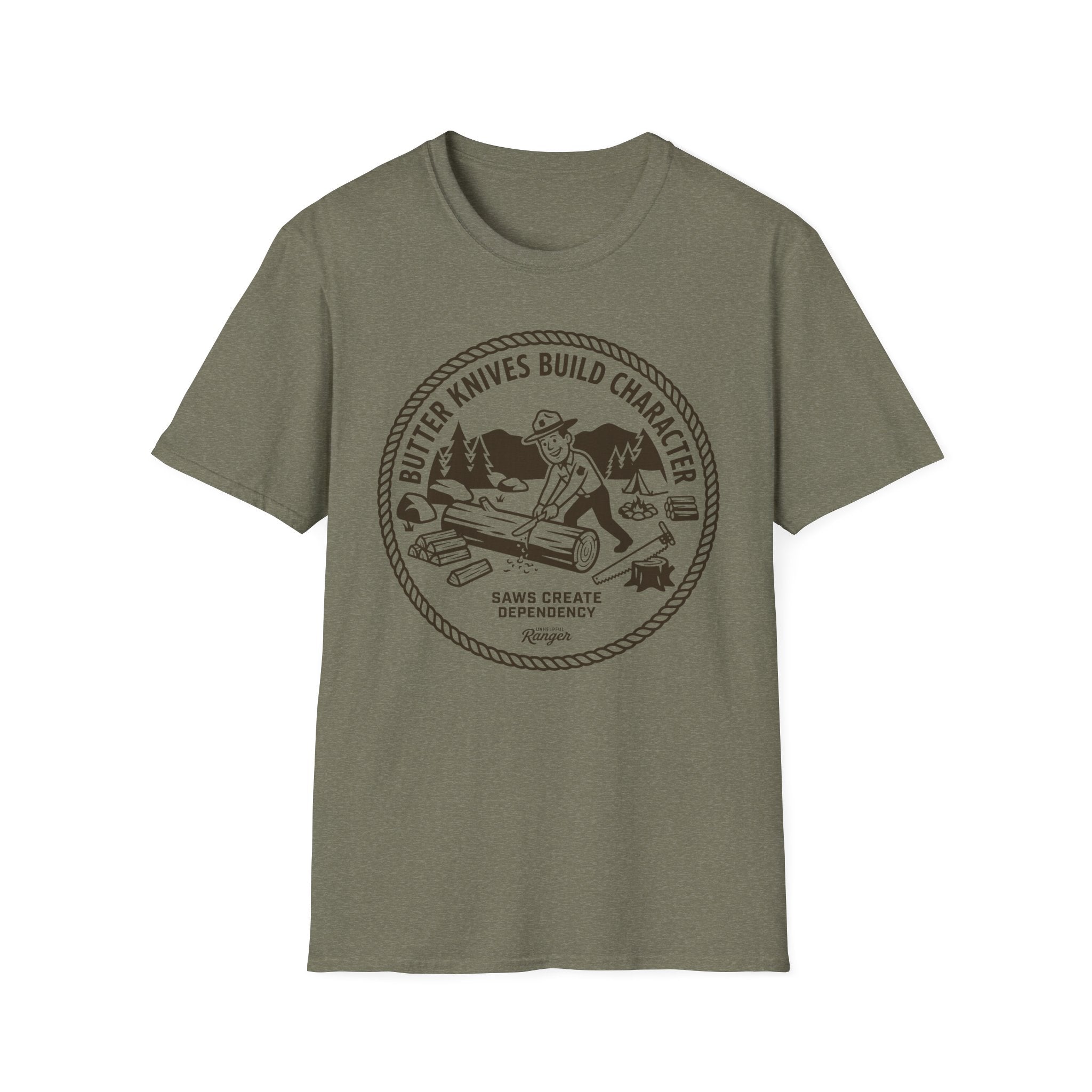 Butter Knife Lumberjack T-Shirt