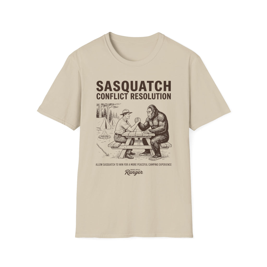 Sasquatch Arm Wrestle T-Shirt