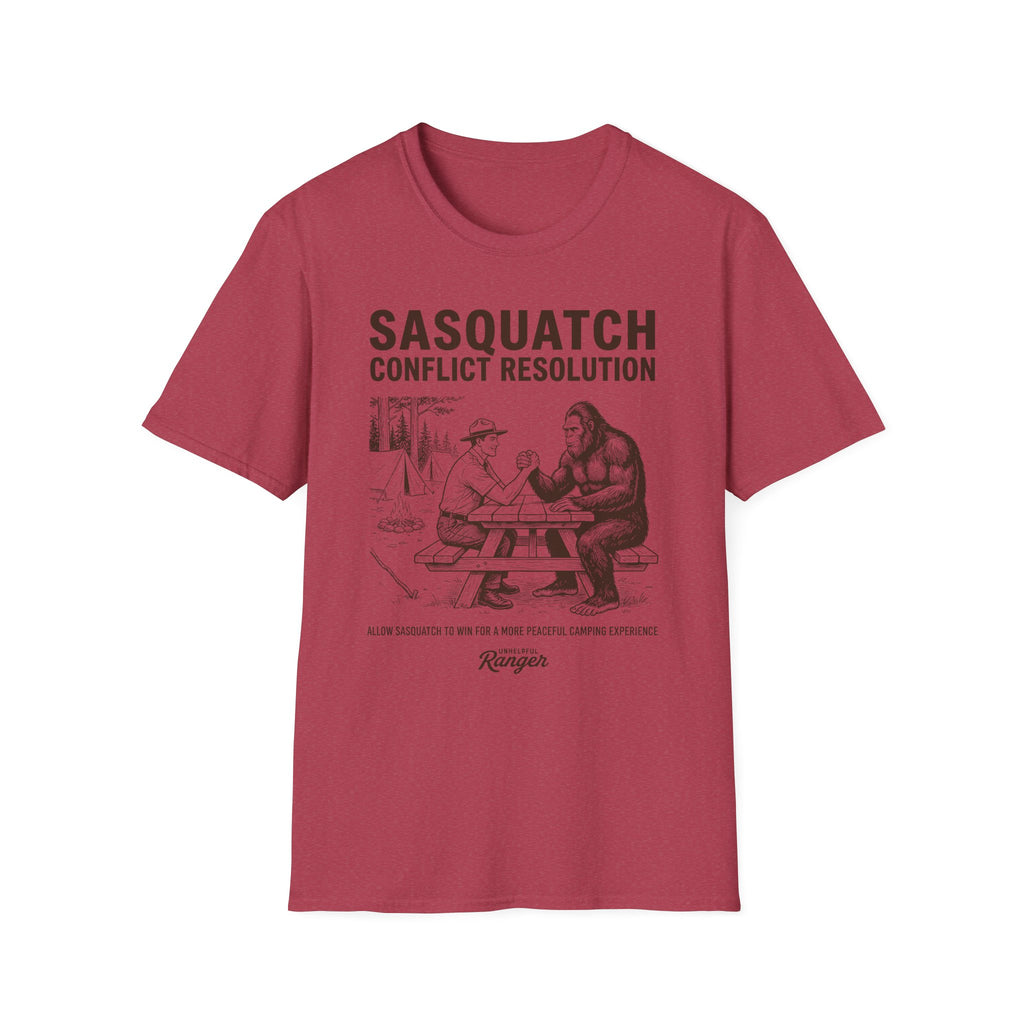 Sasquatch Arm Wrestle T-Shirt