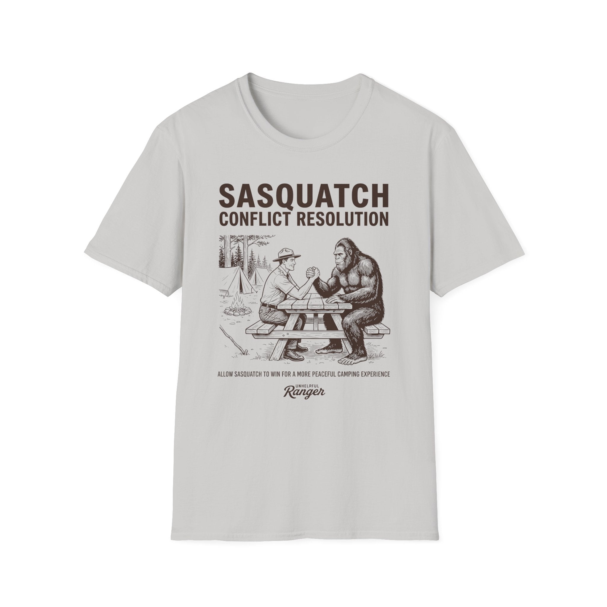 Sasquatch Arm Wrestle T-Shirt