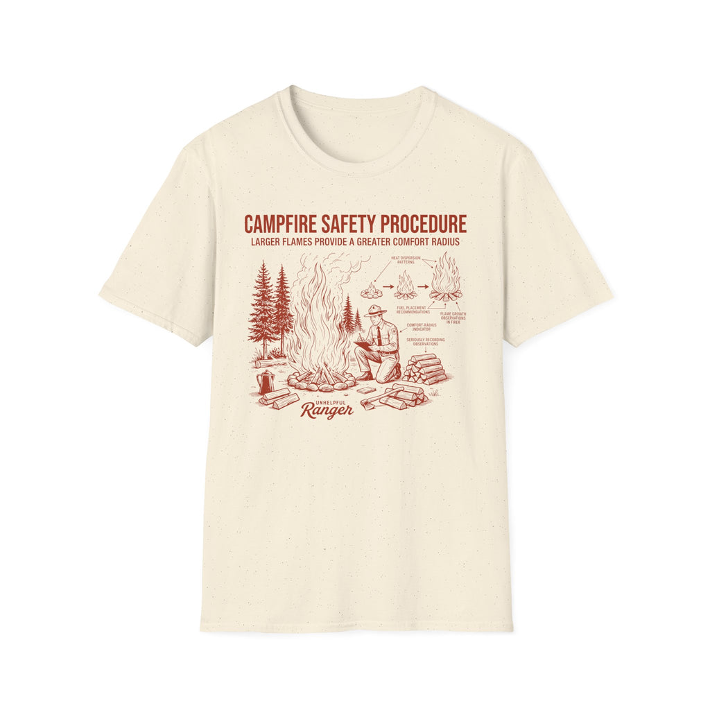 Campfire Safety Procedure T-Shirt
